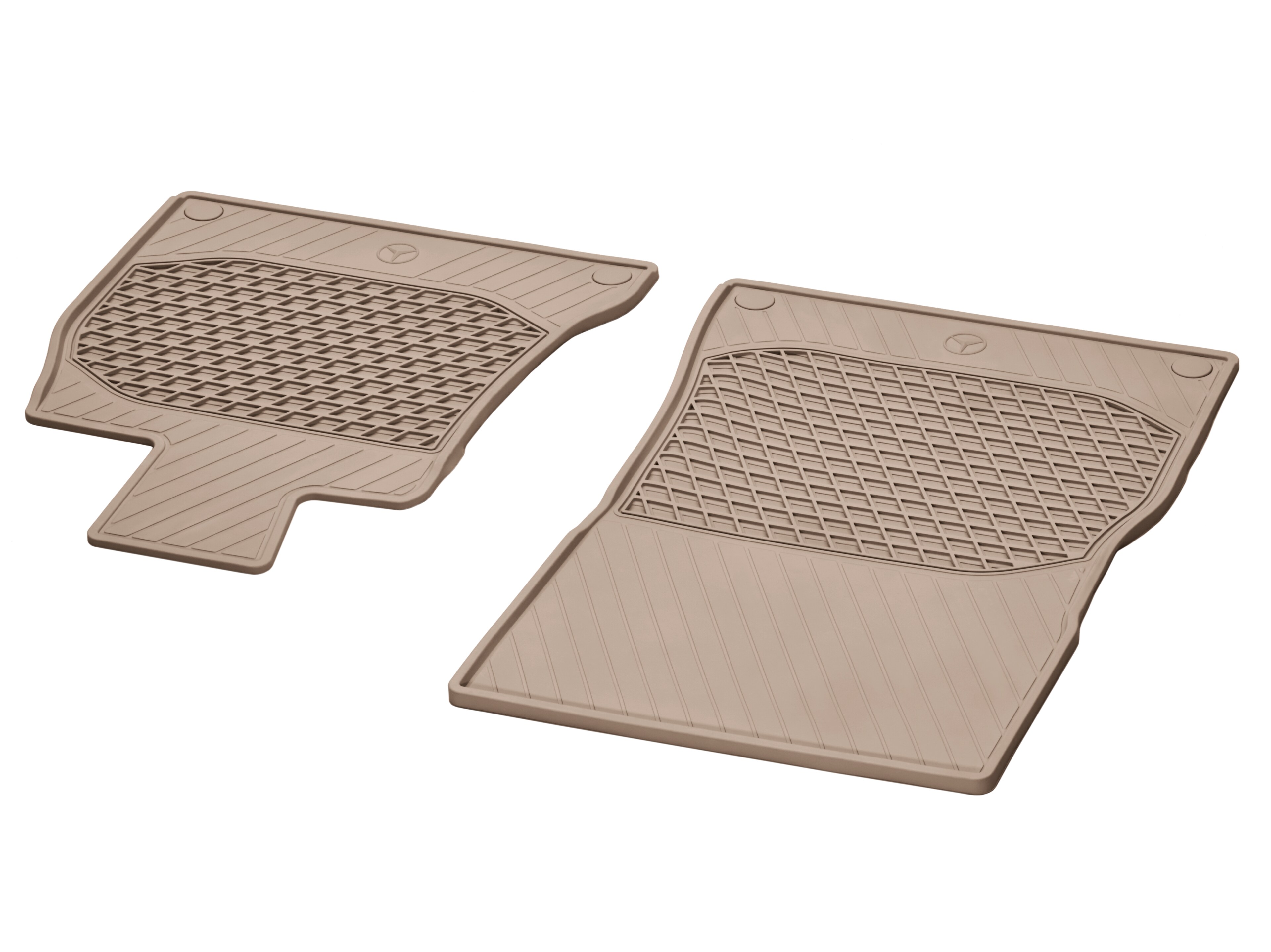 Allwettermatten, CLASSIC, Fahrer-/Beifahrermatte, 2-teilig - RL, seidenbeige