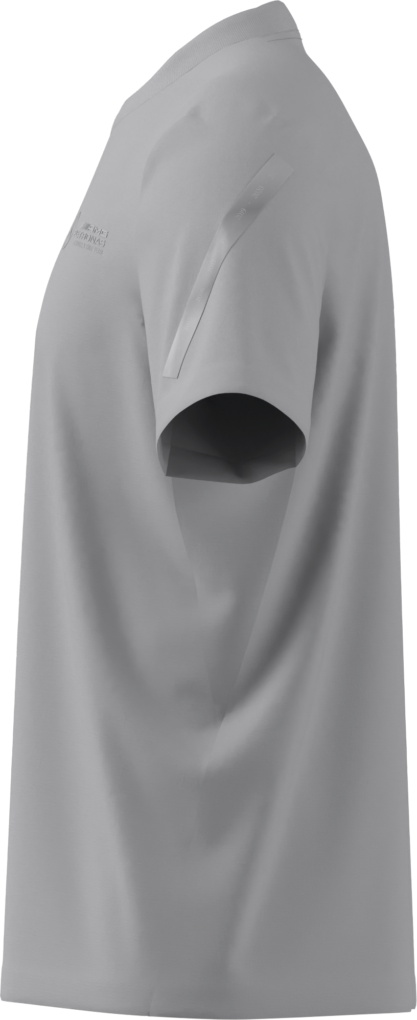 T-shirt męski, Mercedes-AMG F1, Special Edition Silverstone 2025 - szary, XS