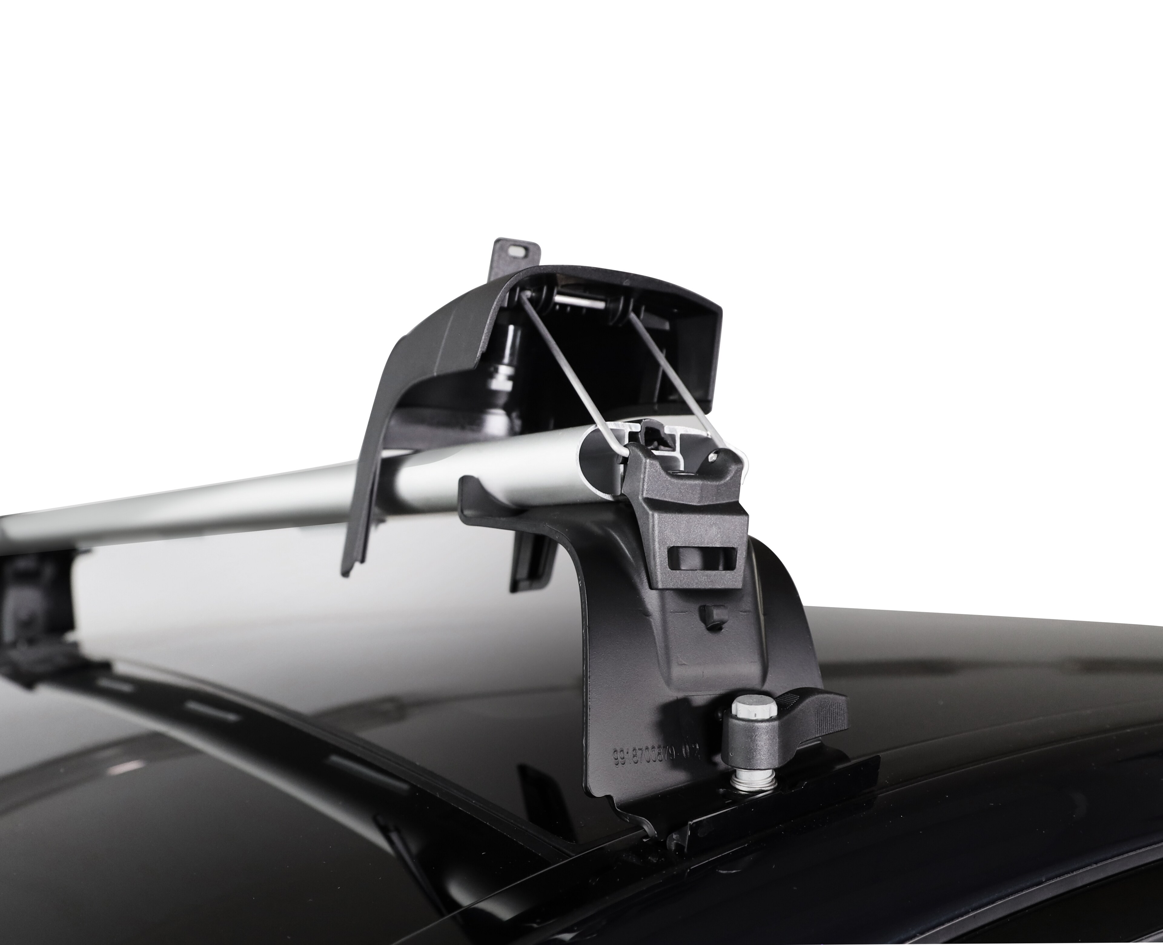 Grundträger - Aluminium / Kunststoff, silberfarben / schwarz