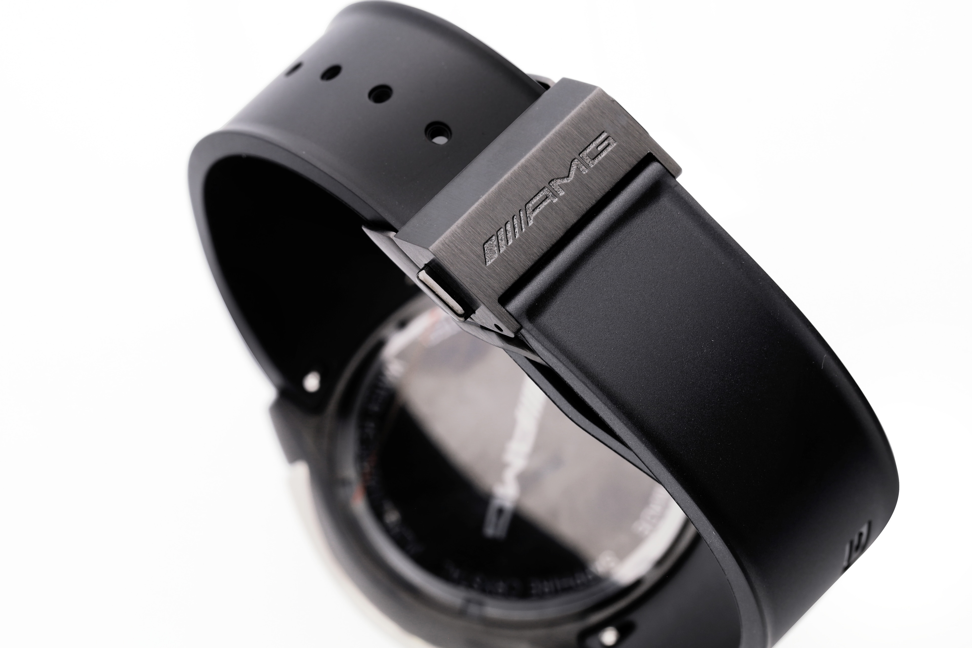 Zegarek na rękę, Artykuły męskie, AMG, Essentials Chronograph - czerń / antracyt / czerwony, stal nierdzewna / tytan / kauczuk