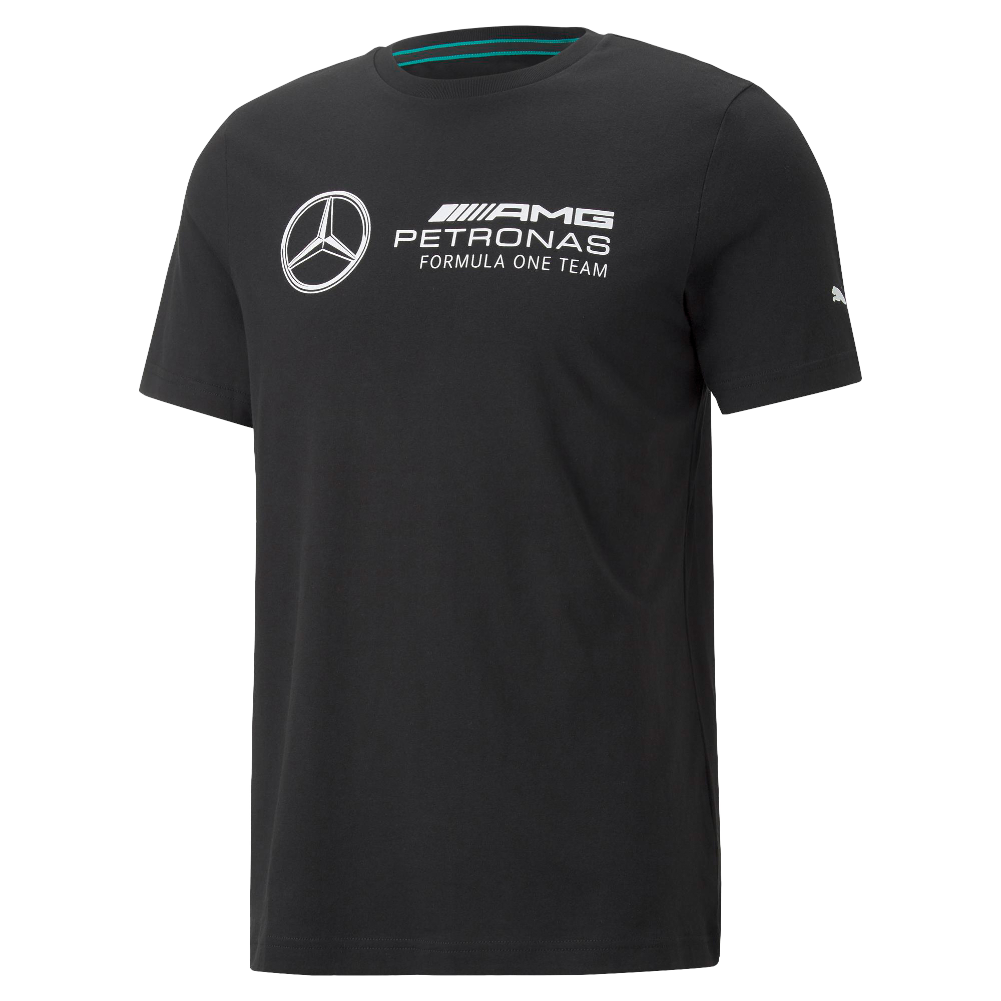 T-shirt męski, Mercedes-AMG F1 - czerń, XS