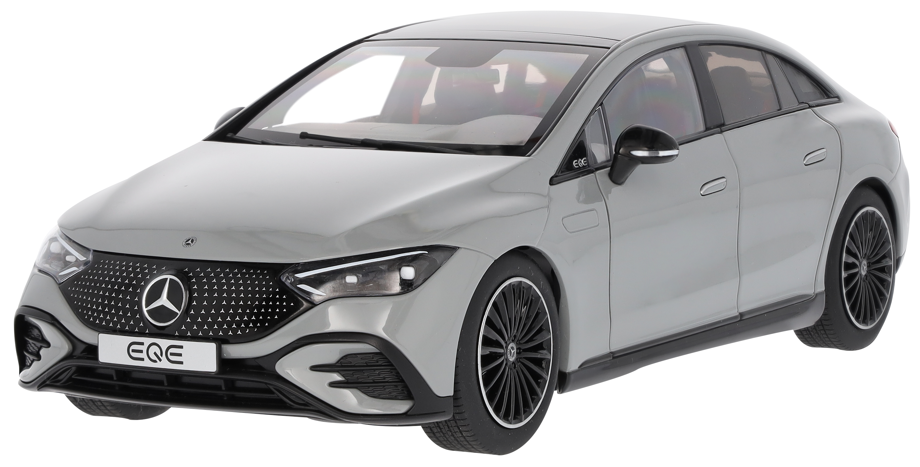 EQE, Limuzyna, AMG Line, V295 - MANUFACTORY alpine grey uni, NZG, 1:18