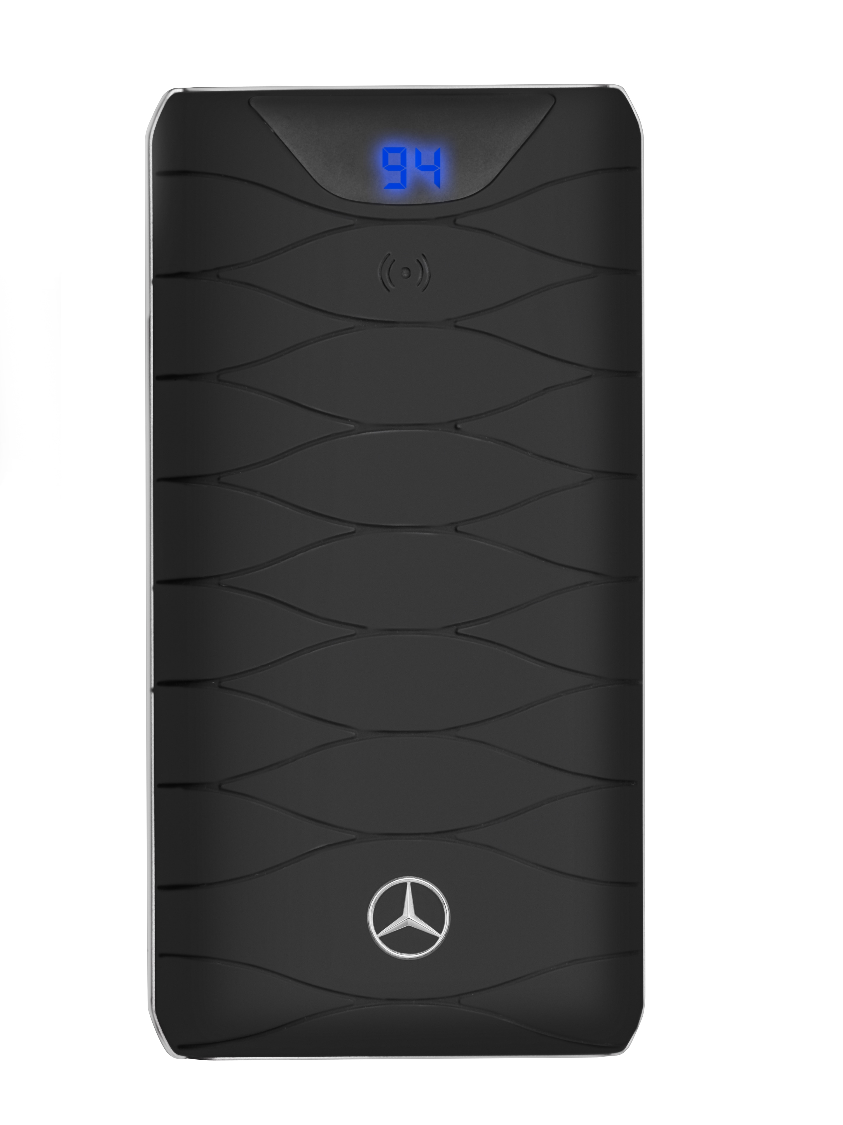 Powerbank, Stacja ładowania - czerń / srebrny, tworzywo sztuczne