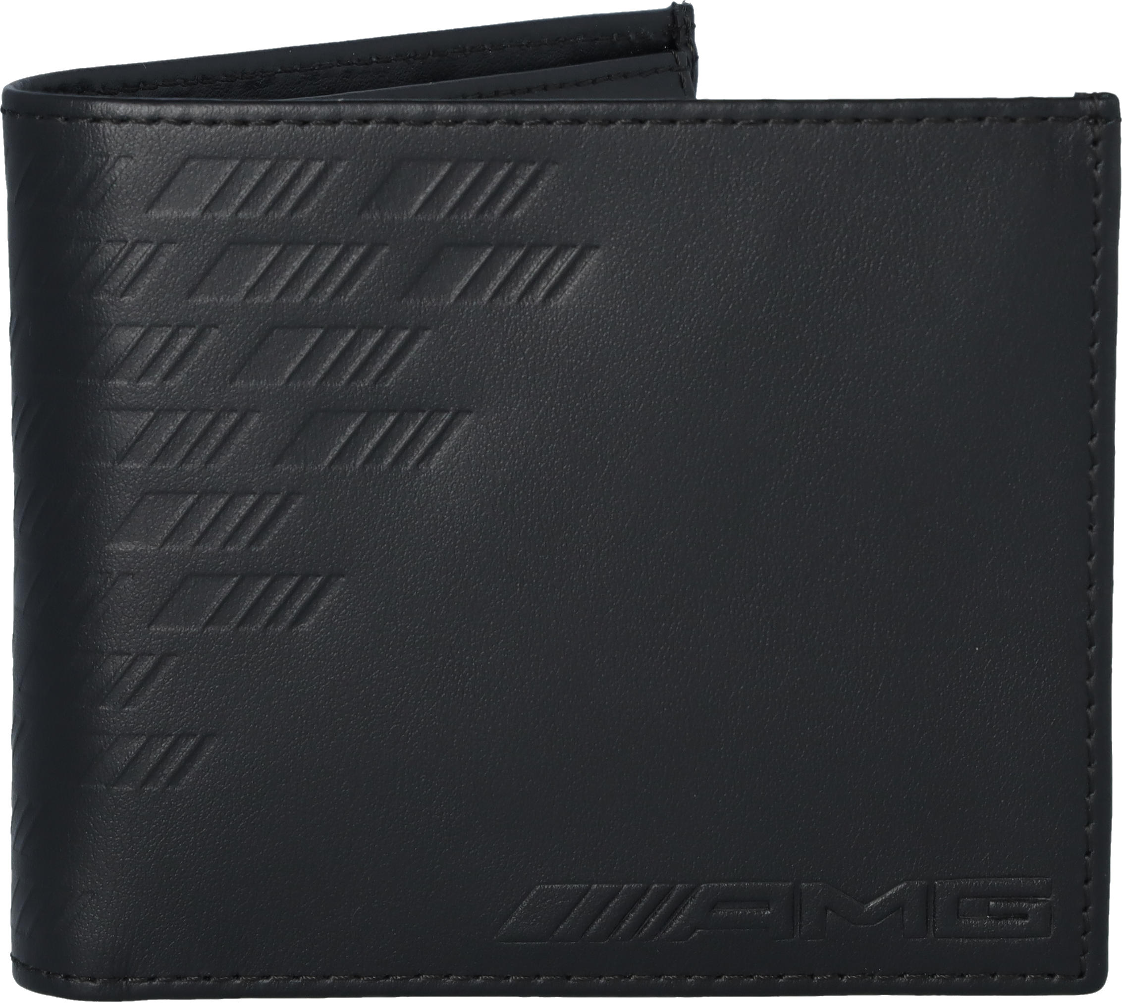 AMG Geldbörse - schwarz, Rindleder