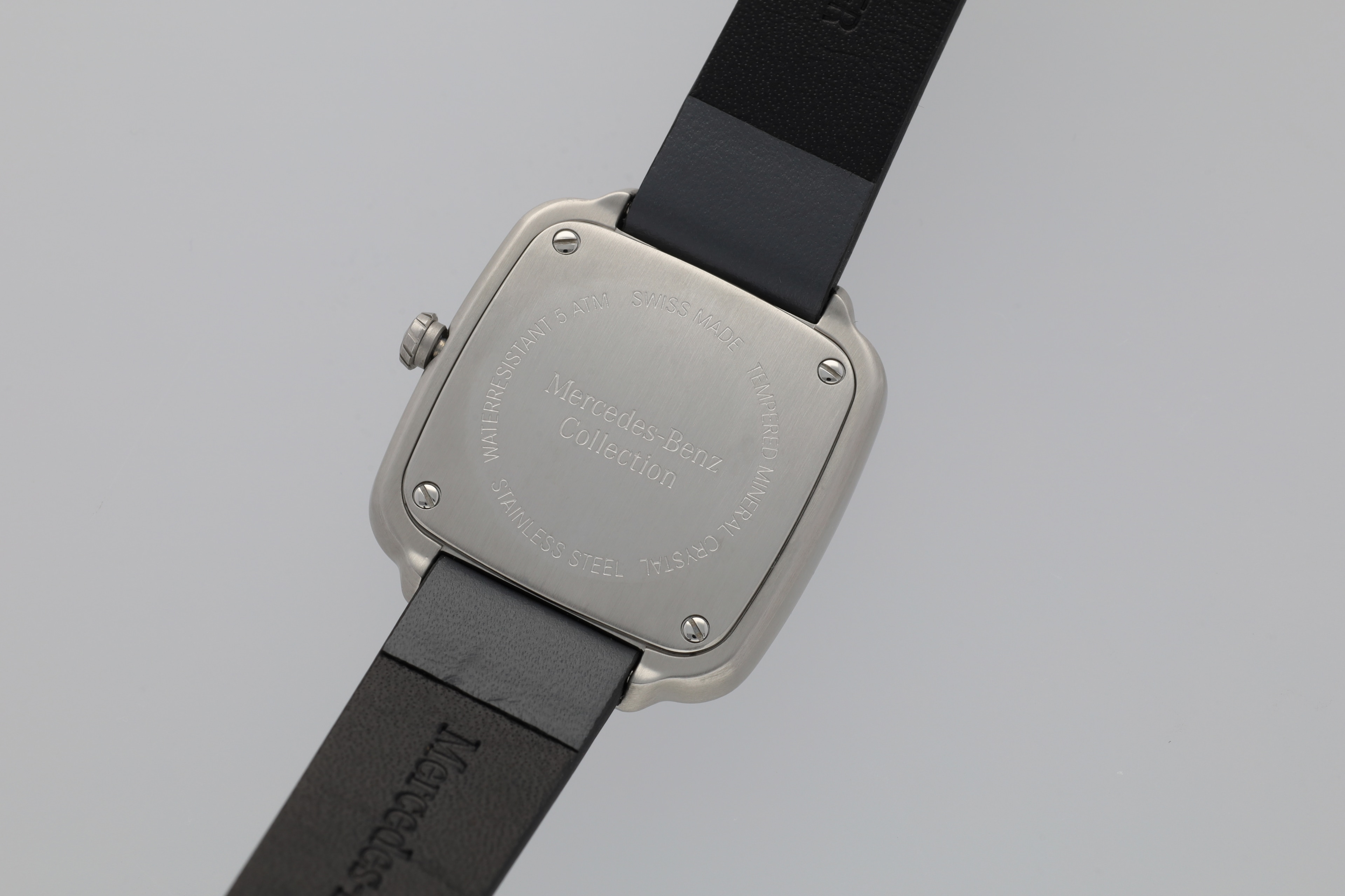 Armbanduhr Damen, Modern - weiß / anthrazit / schwarz, Edelstahl / Kalbsleder