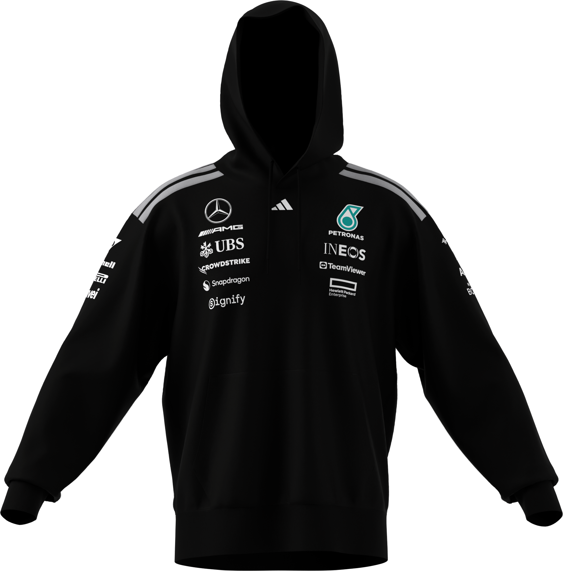 Bluza męska, Kierowca, Mercedes-AMG F1 - czerń, M