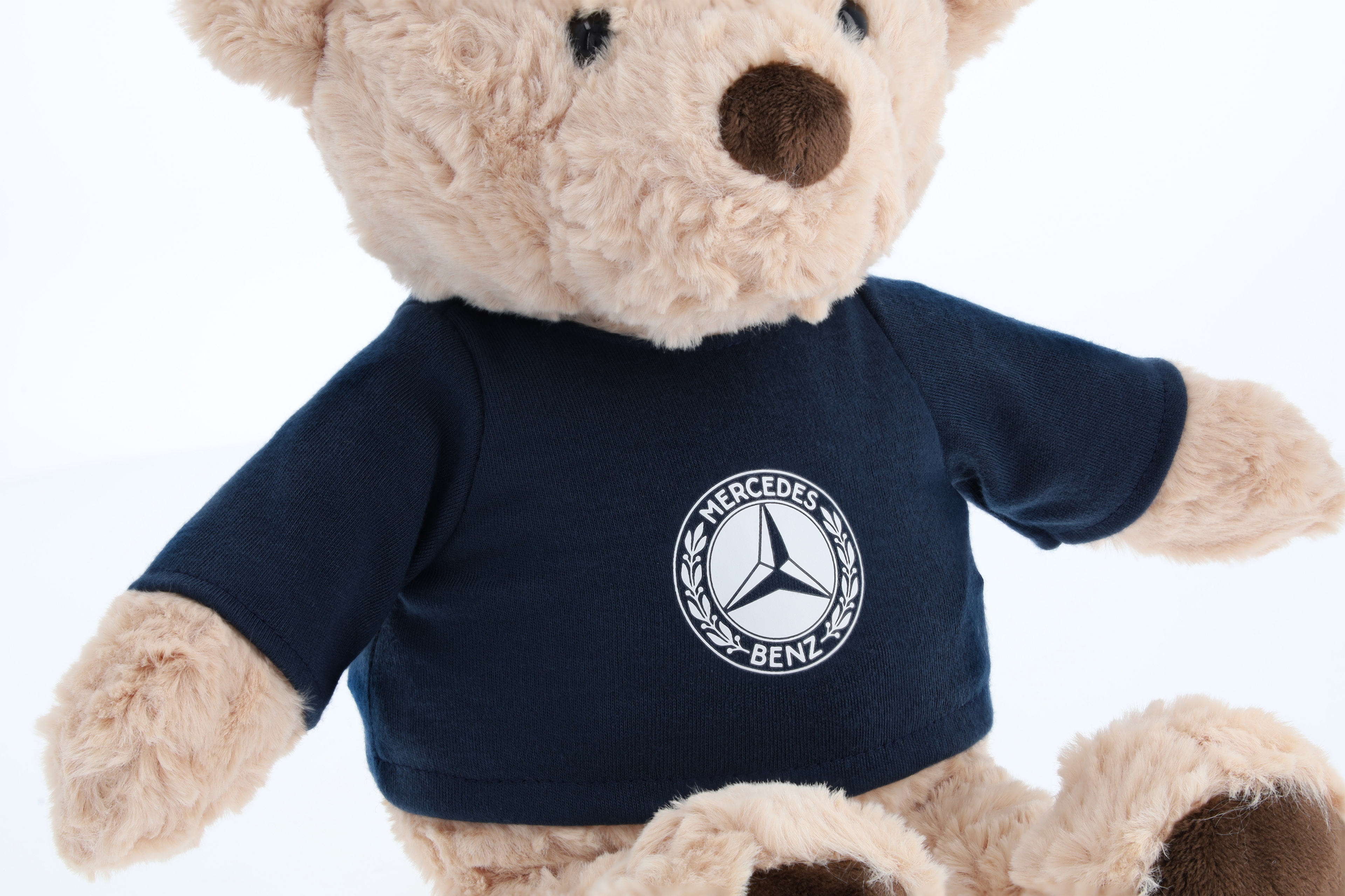 Pluszowy miś - beżowy, poliester, Nici