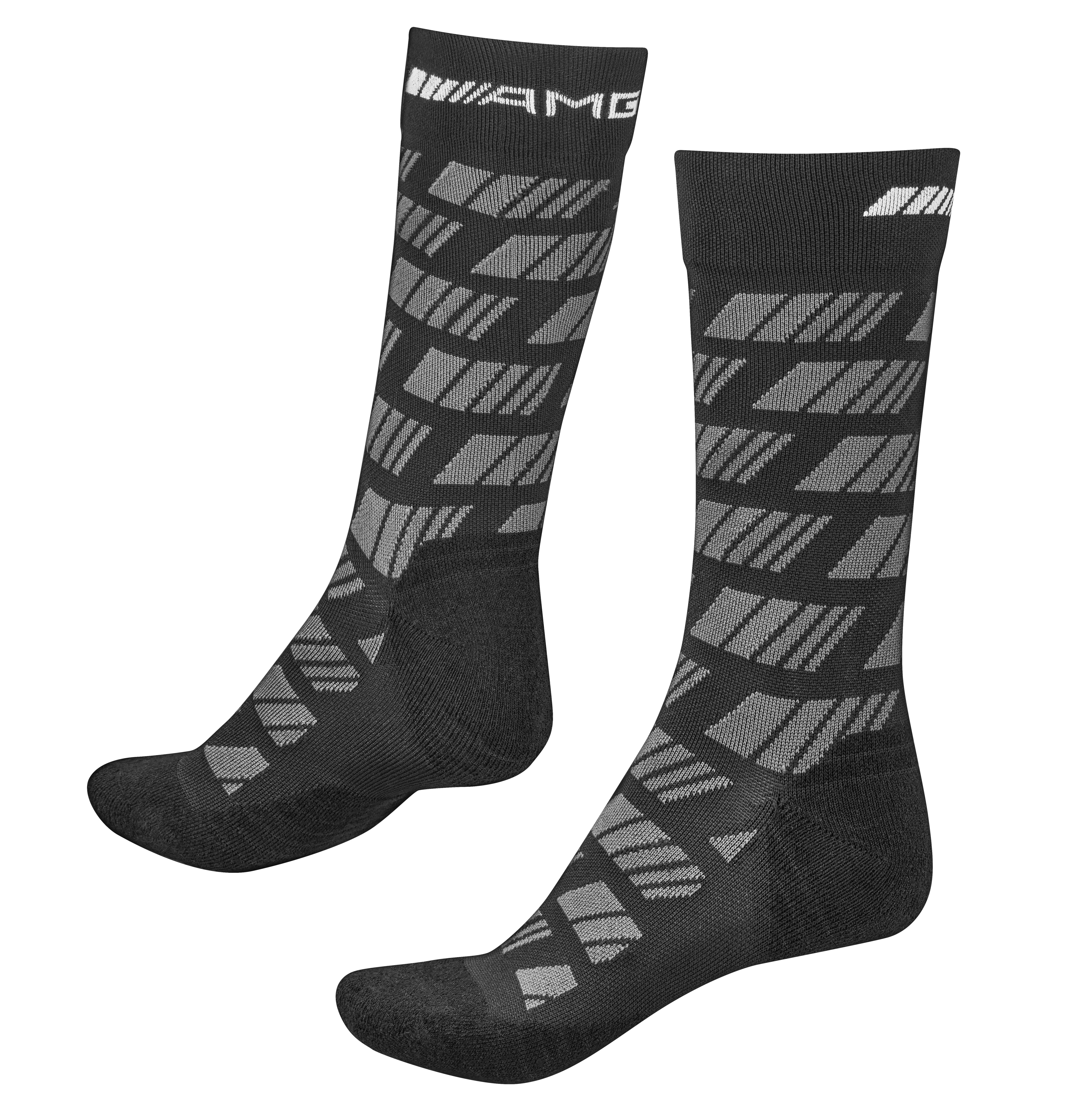 AMG Socken - schwarz / anthrazit, 36-39