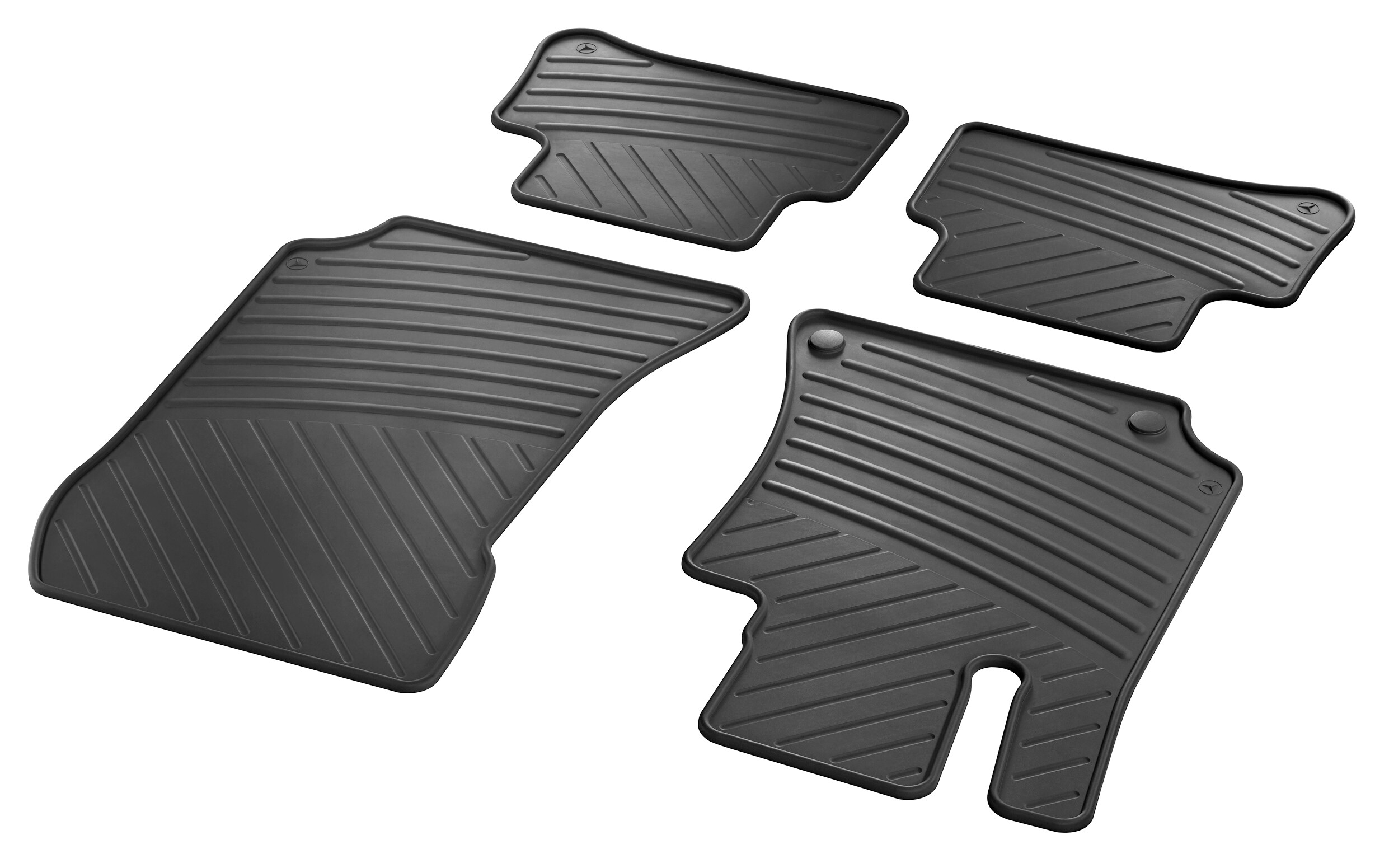 Allwettermatten, CLASSIC, Satz, 4-teilig - LL, schwarz