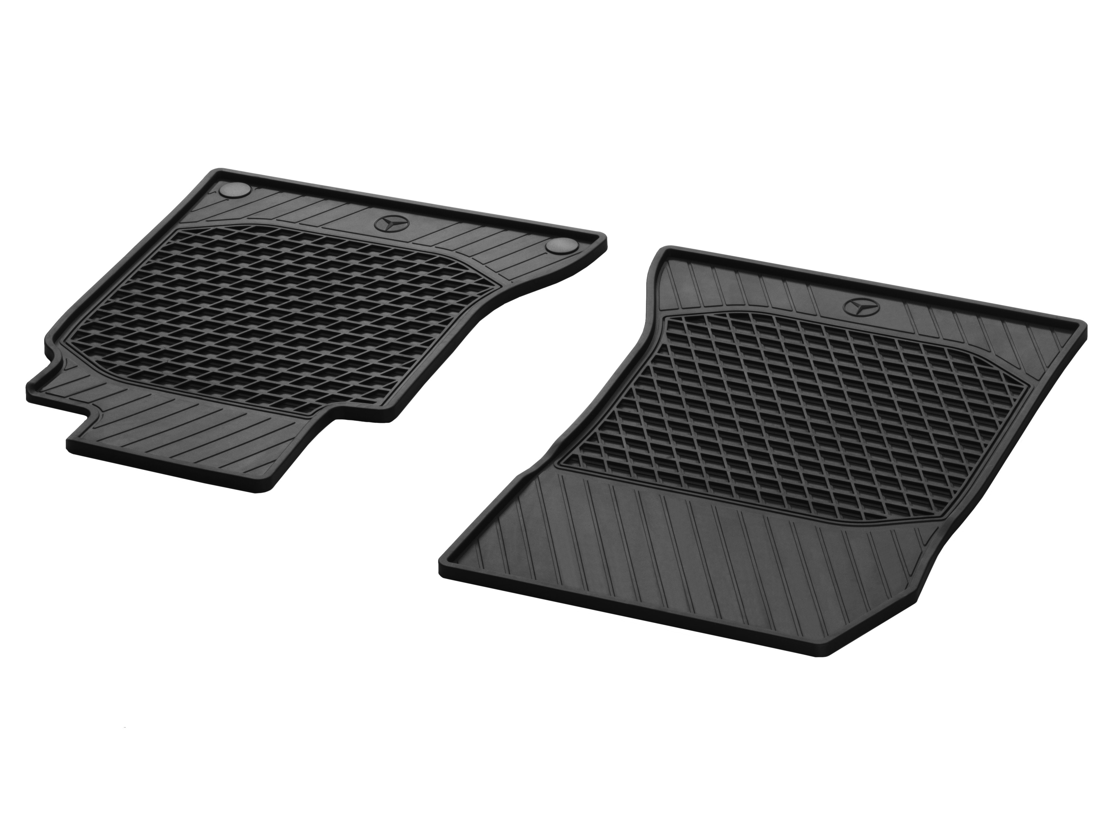 Maty na każdą pogodę CLASSIC, Maty po stronie kierowcy i pasażera, Zestaw 2-częściowy - kierownica z lewej strony, czerń