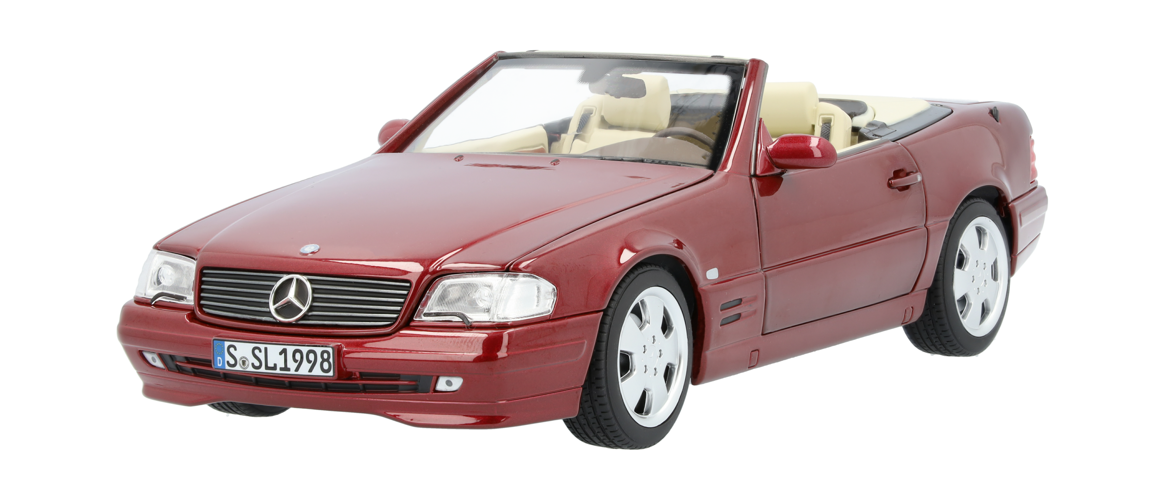 SL 500 R129 (1998-2001) - bernsteinrot, Norev, 1:18