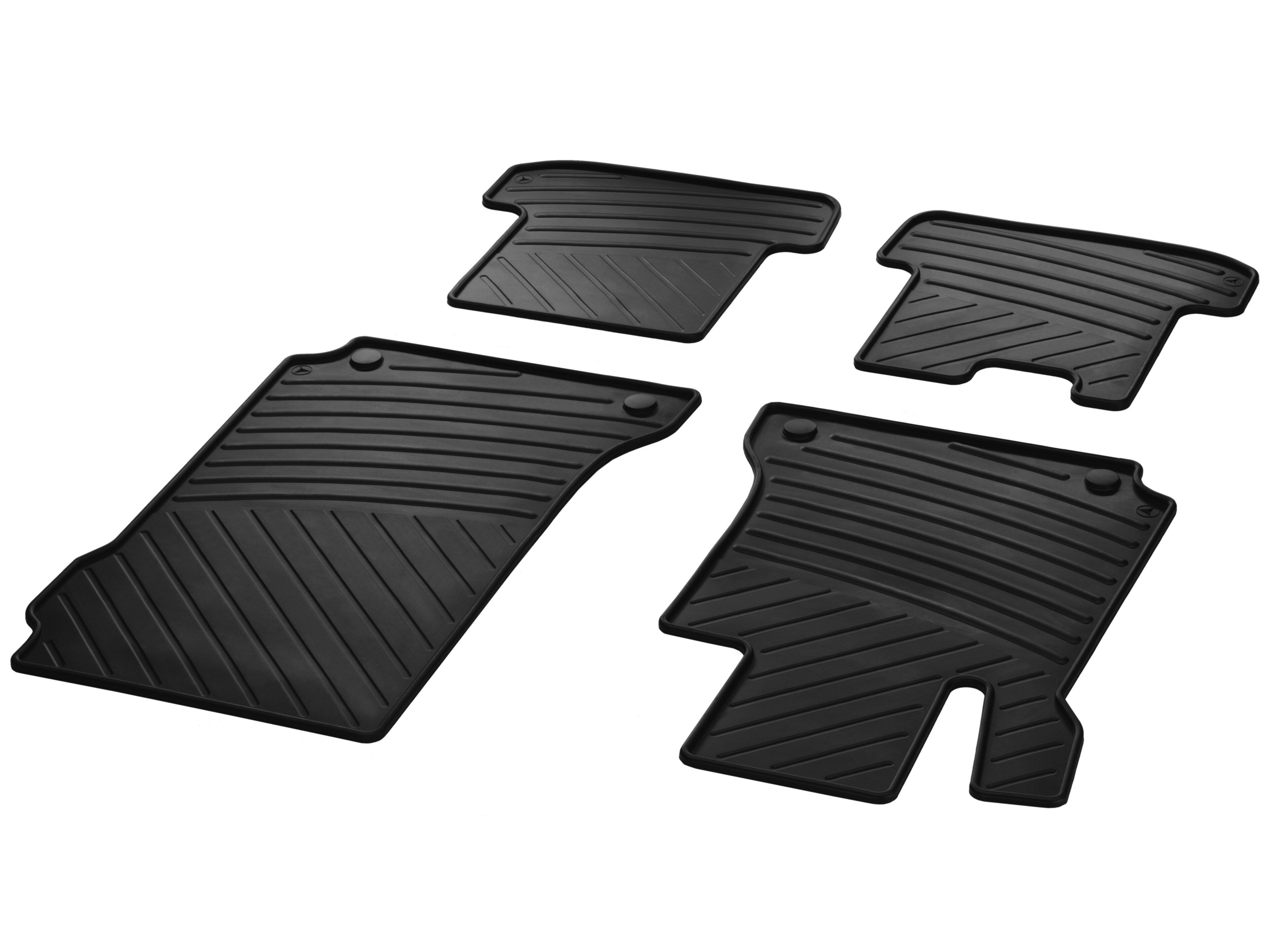 Allwettermatten, CLASSIC, Satz, 4-teilig - LL, schwarz