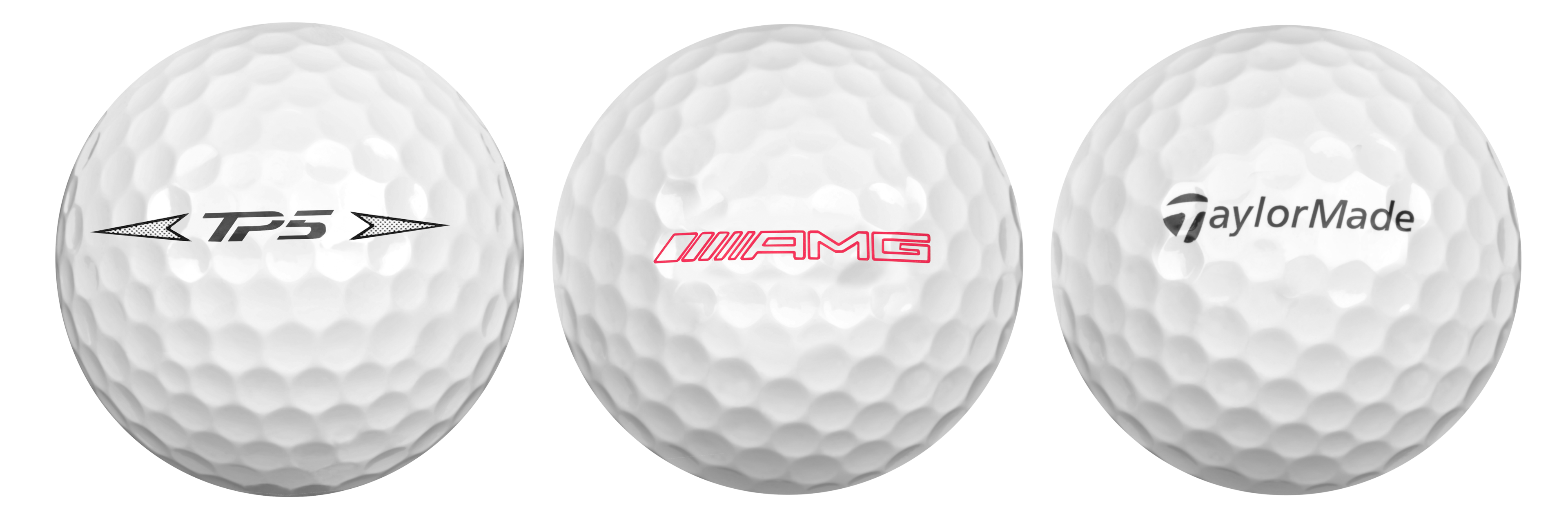 AMG Golfbälle, 3er-Set - weiß, Urethan, TaylorMade