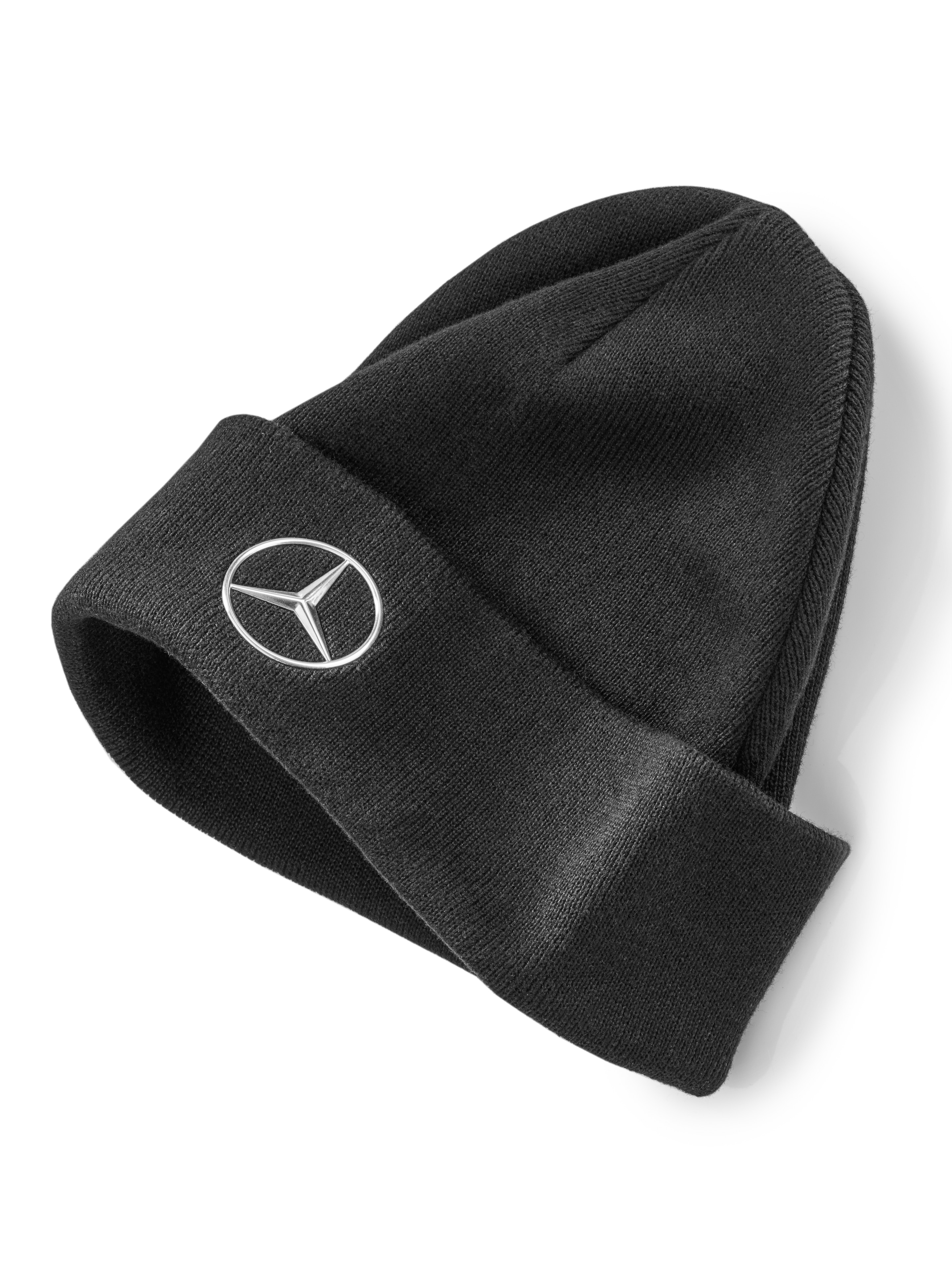 Czapka z dzianiny - czerń, bawełna (organiczna)