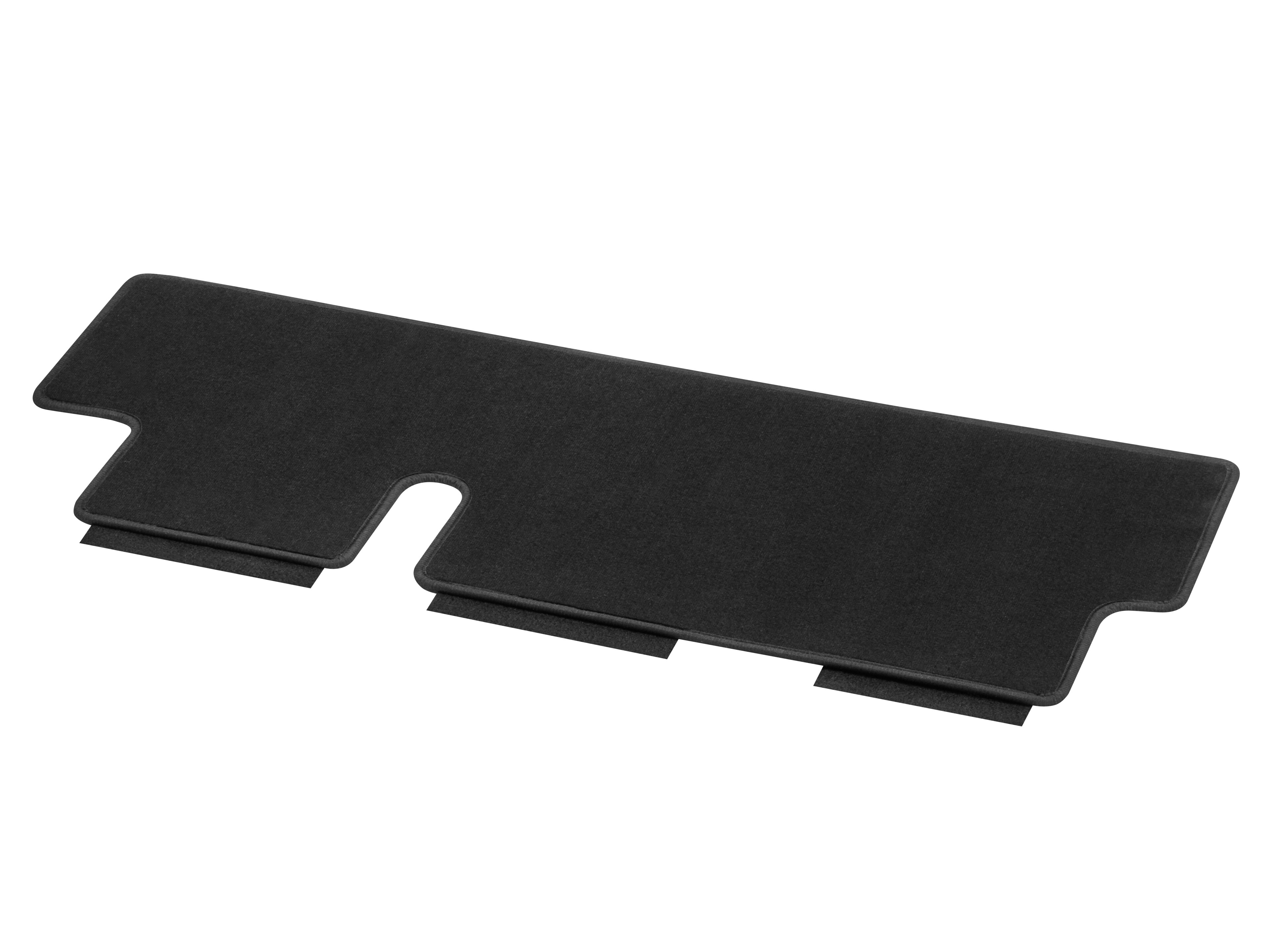 Maty welurowe, Bagażnik, z pojedynczą prowadnicą, 1-częściowa, IN1, U3R/UR3 - kierownica z lewej/prawej strony, czerń