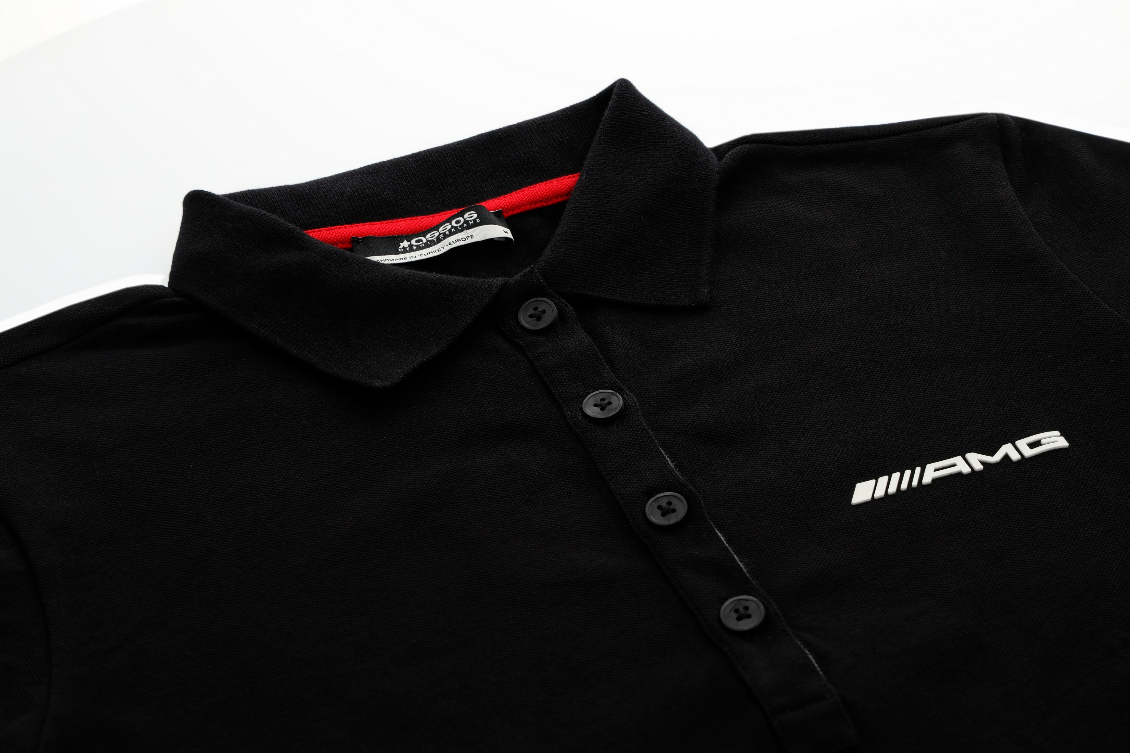 AMG Poloshirt Herren - schwarz, XXXL