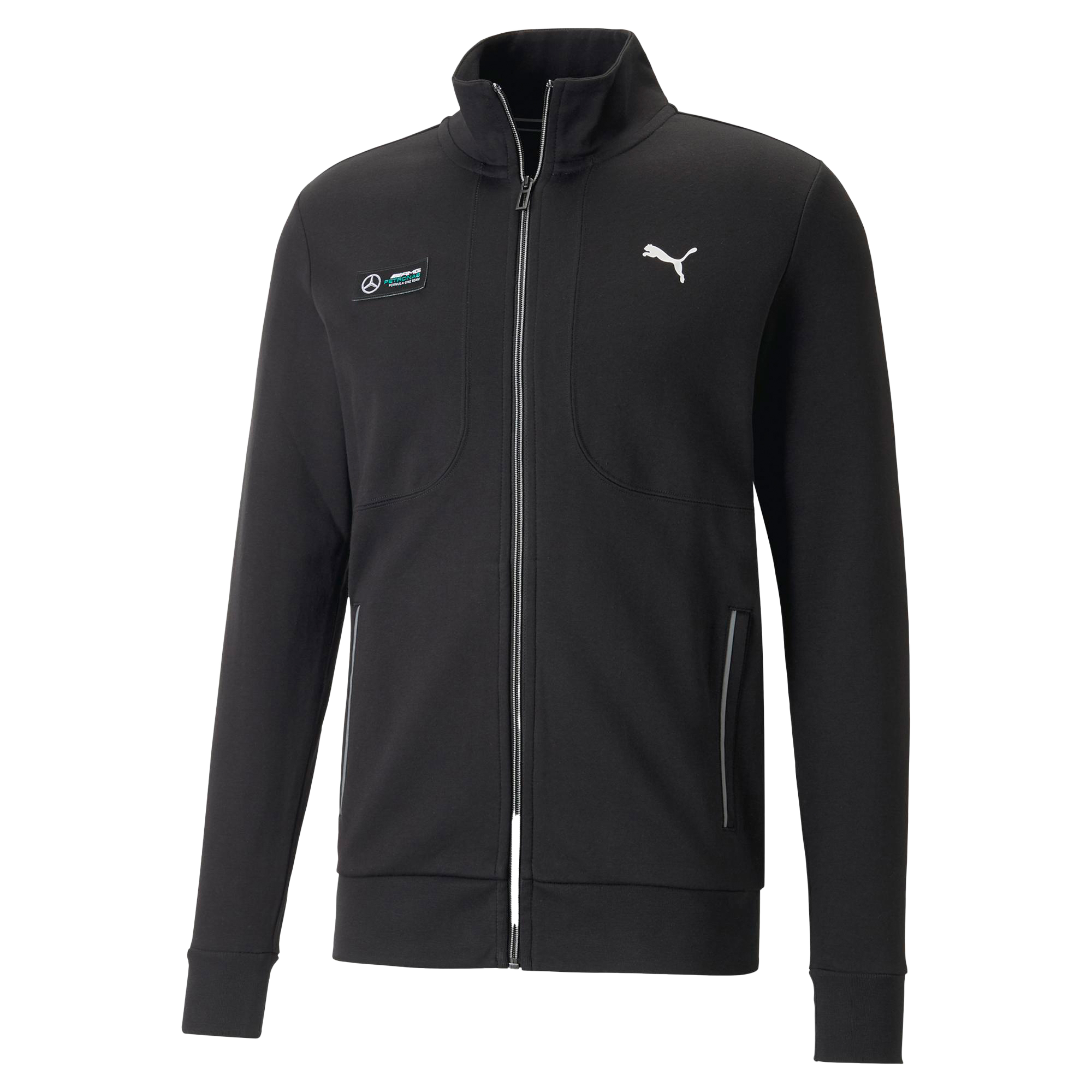 Sweatjacke Herren, Mercedes-AMG F1 - schwarz, XS