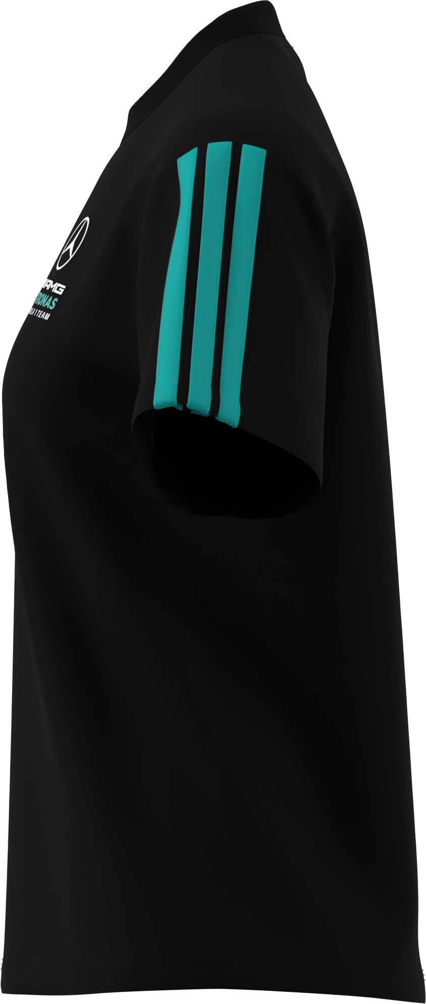 T-shirt damski, Mercedes-AMG F1 - czerń, M