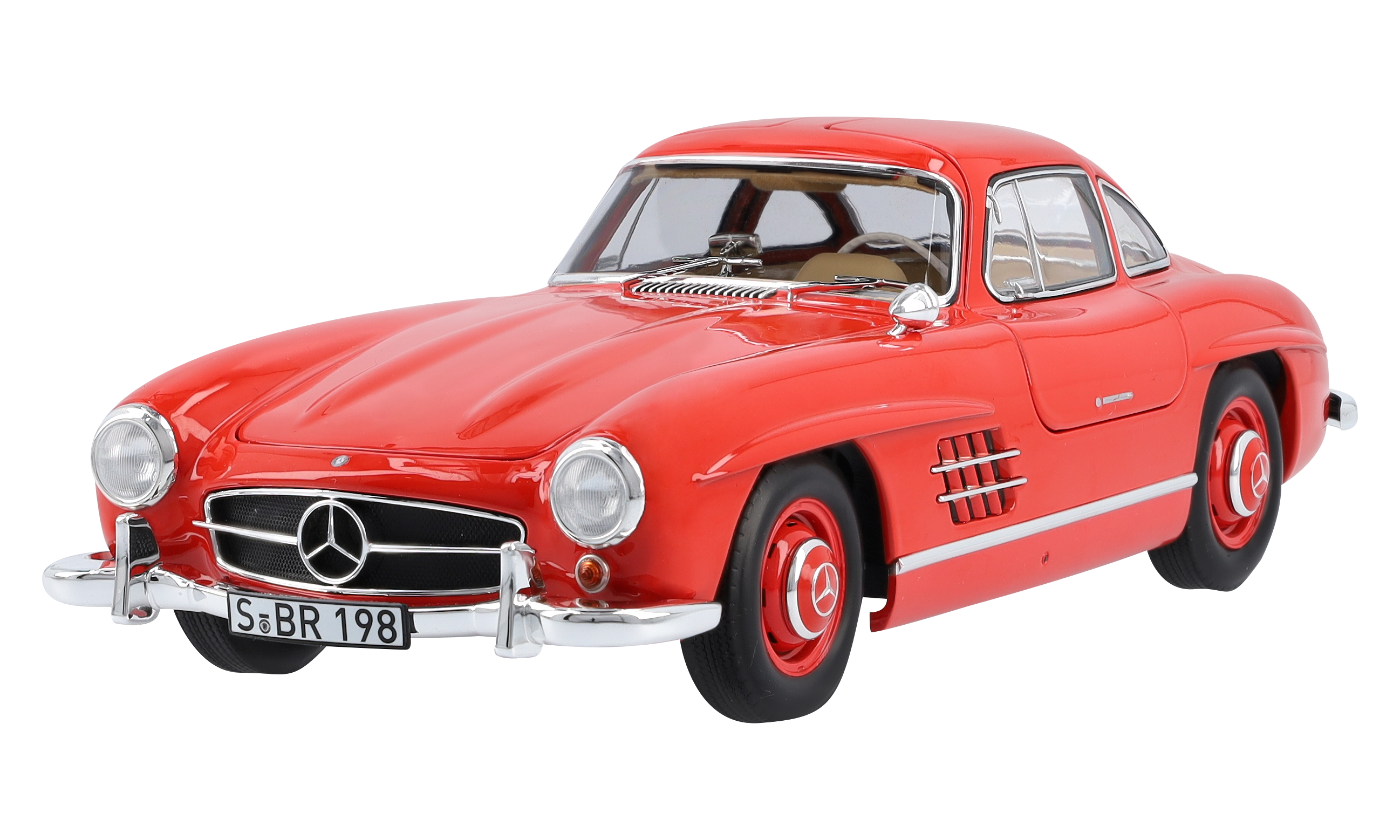 300 SL Coupé (1954-1957) W 198 - feuerwehrrot, Norev, 1:18