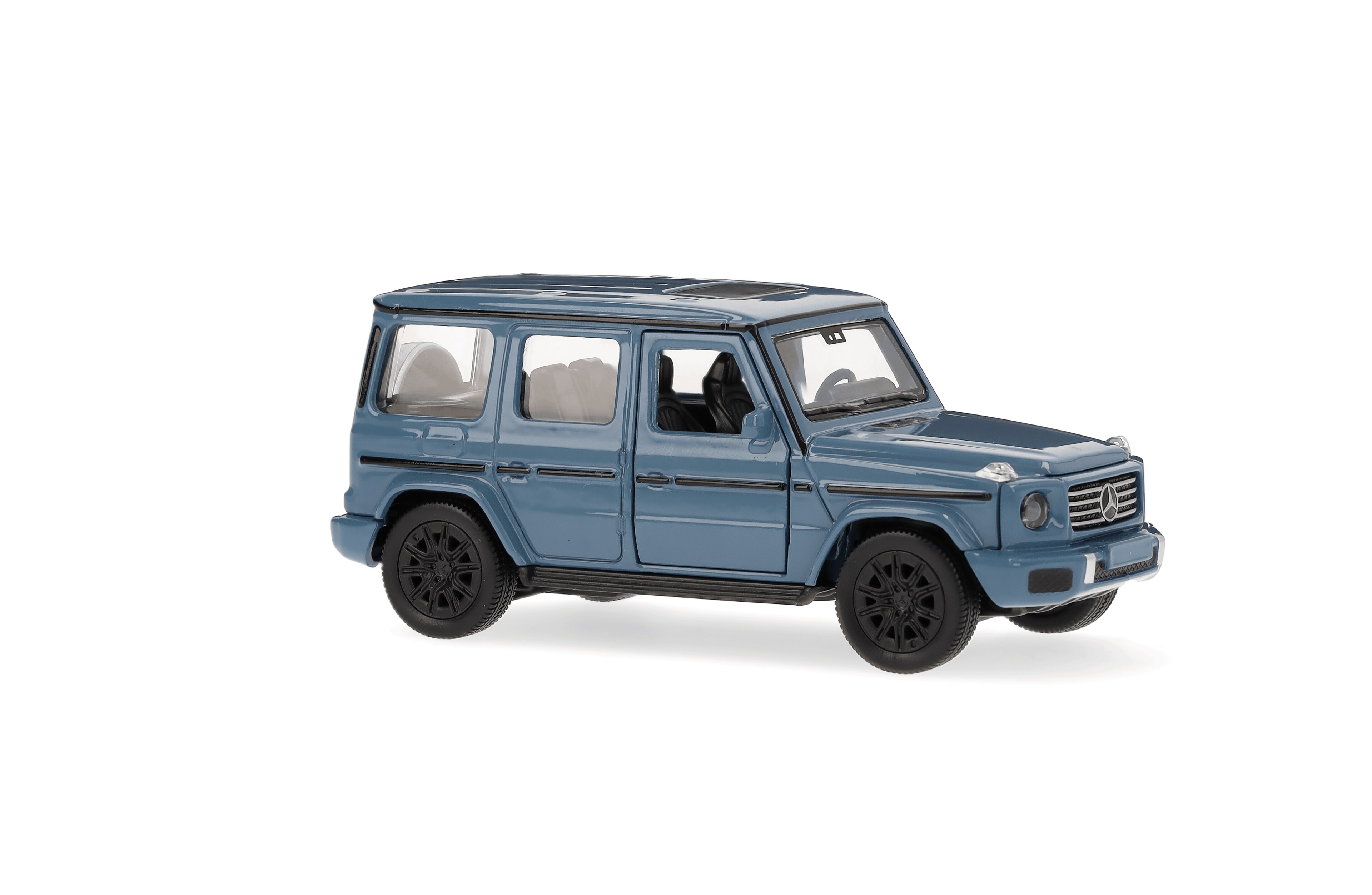 G-Class, Samochody terenowe, W465, Pullback - MANUFACTORY vintage blue uni, Heinrich Bauer, 1:43