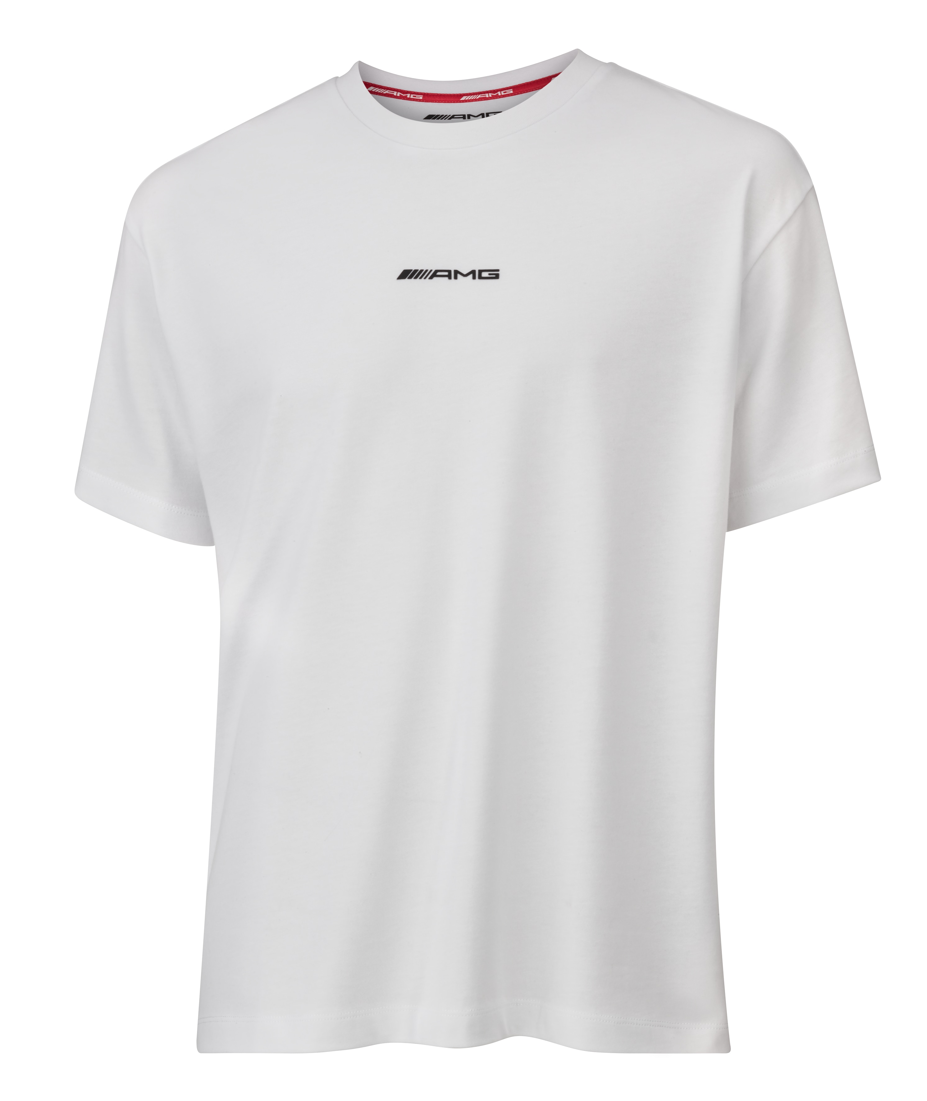 T-shirt AMG unisex - biały, S