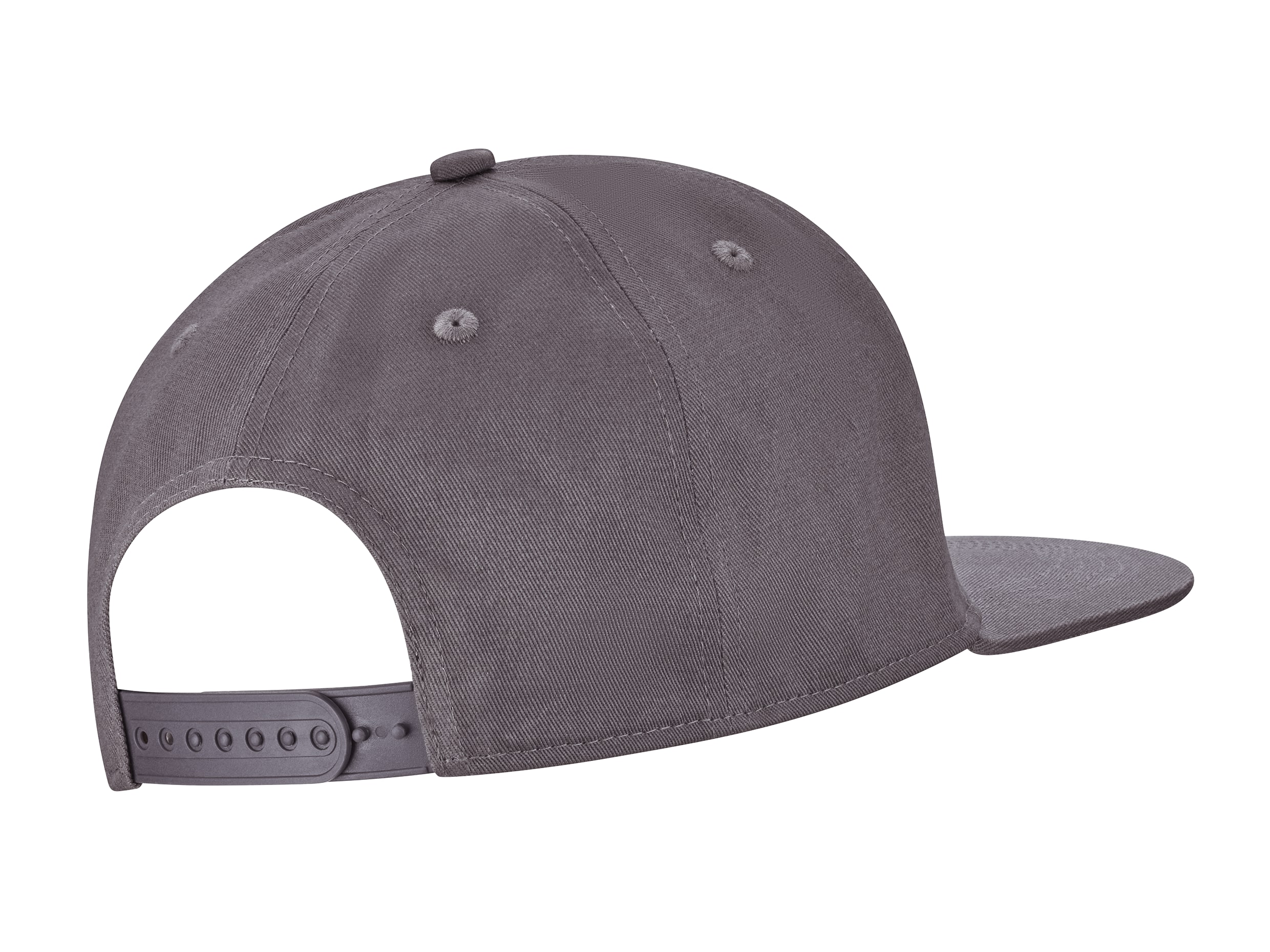 Flat Brim Cap, G-Klasse - grau, Baumwolle (Bio)