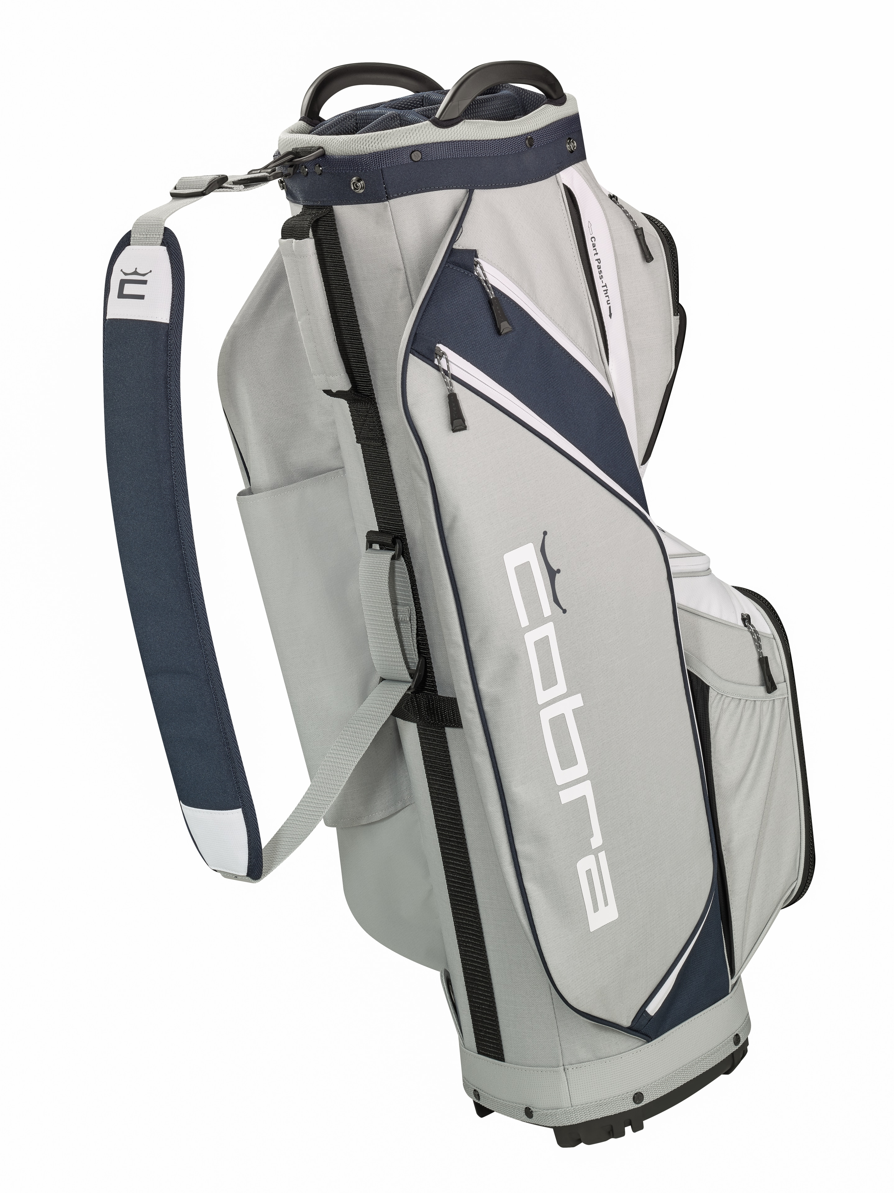 Torba do wózka golfowego, Ultralight Pro - szary / navy, poliester