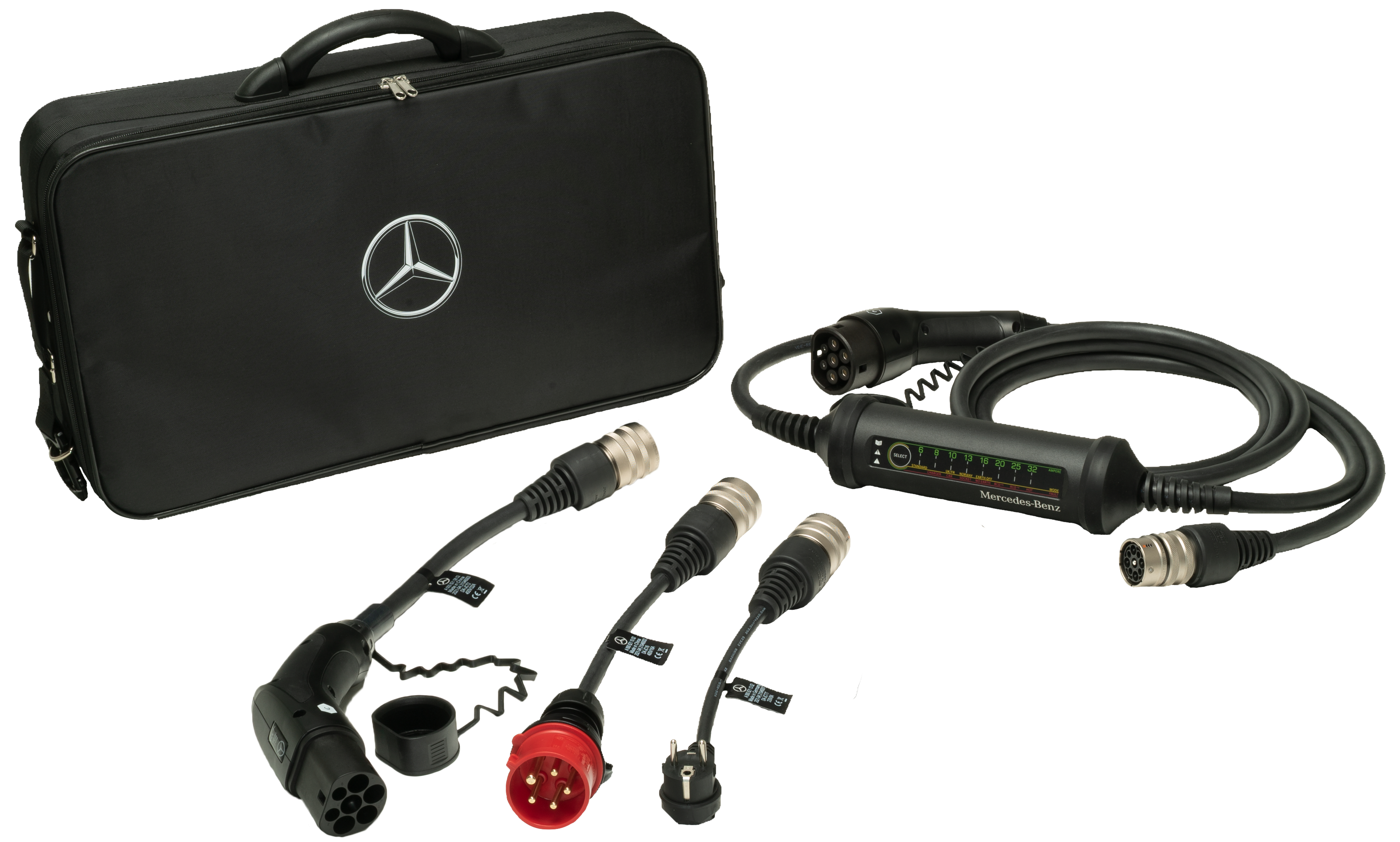 Flexibles Ladesystem, Set EU, 32/3-phasig - schwarz