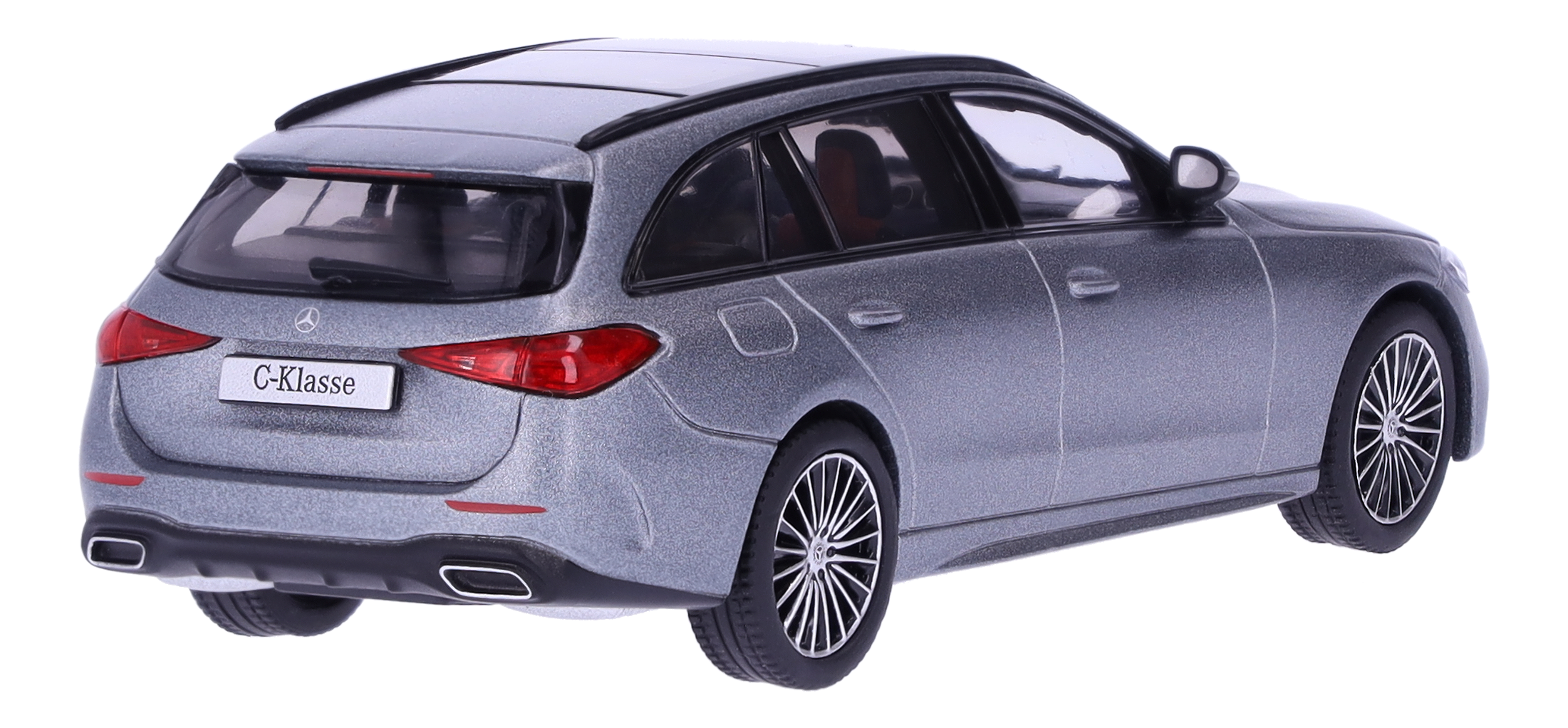 C-Klasse, T-Modell, AMG Line, S206 - designo selenitgrau magno, Herpa, 1:43