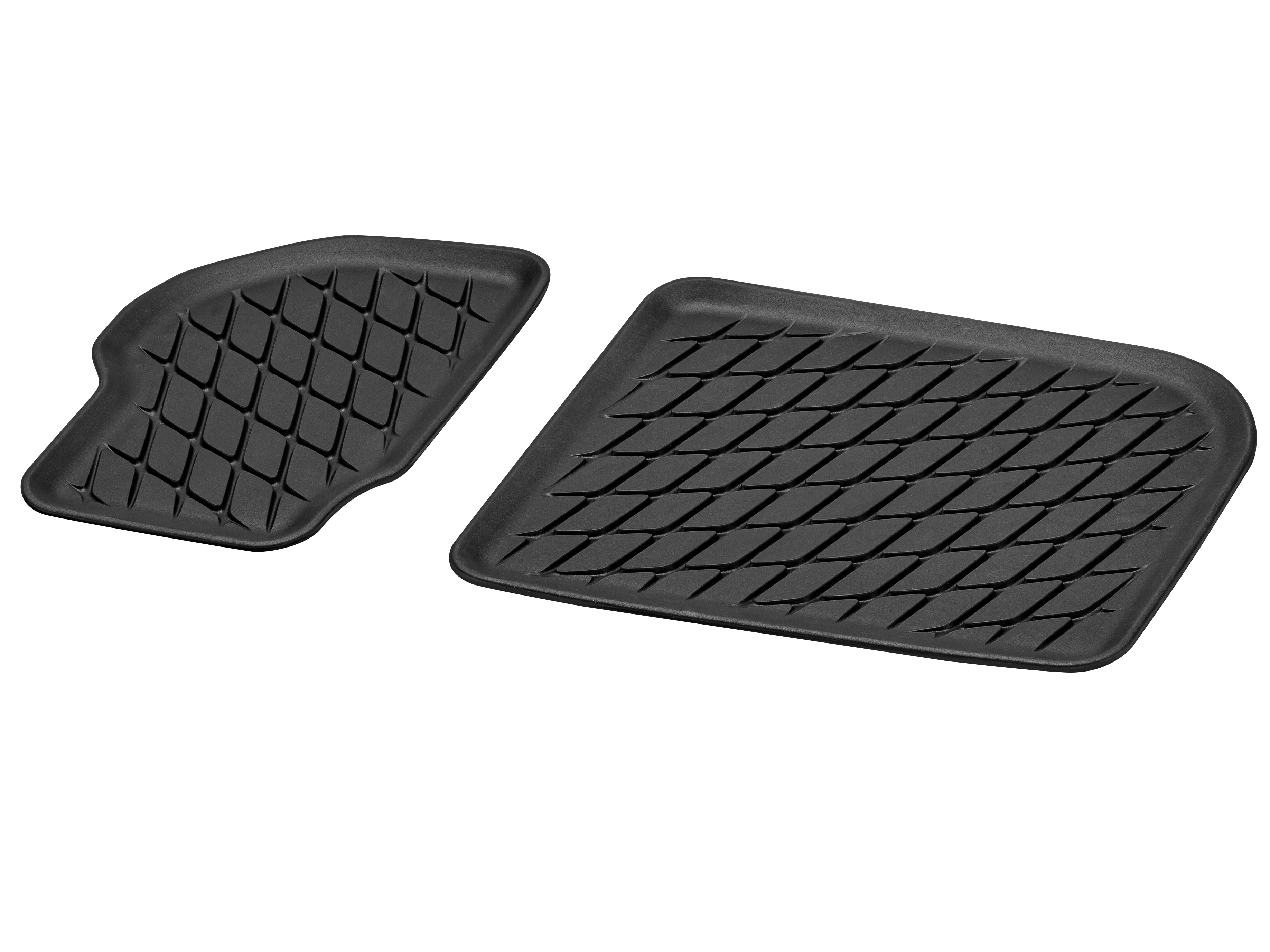 Maty na każdą pogodę Dynamic Squares, 3. rząd foteli, Zestaw 2-częściowy - kierownica z lewej/prawej strony, czerń