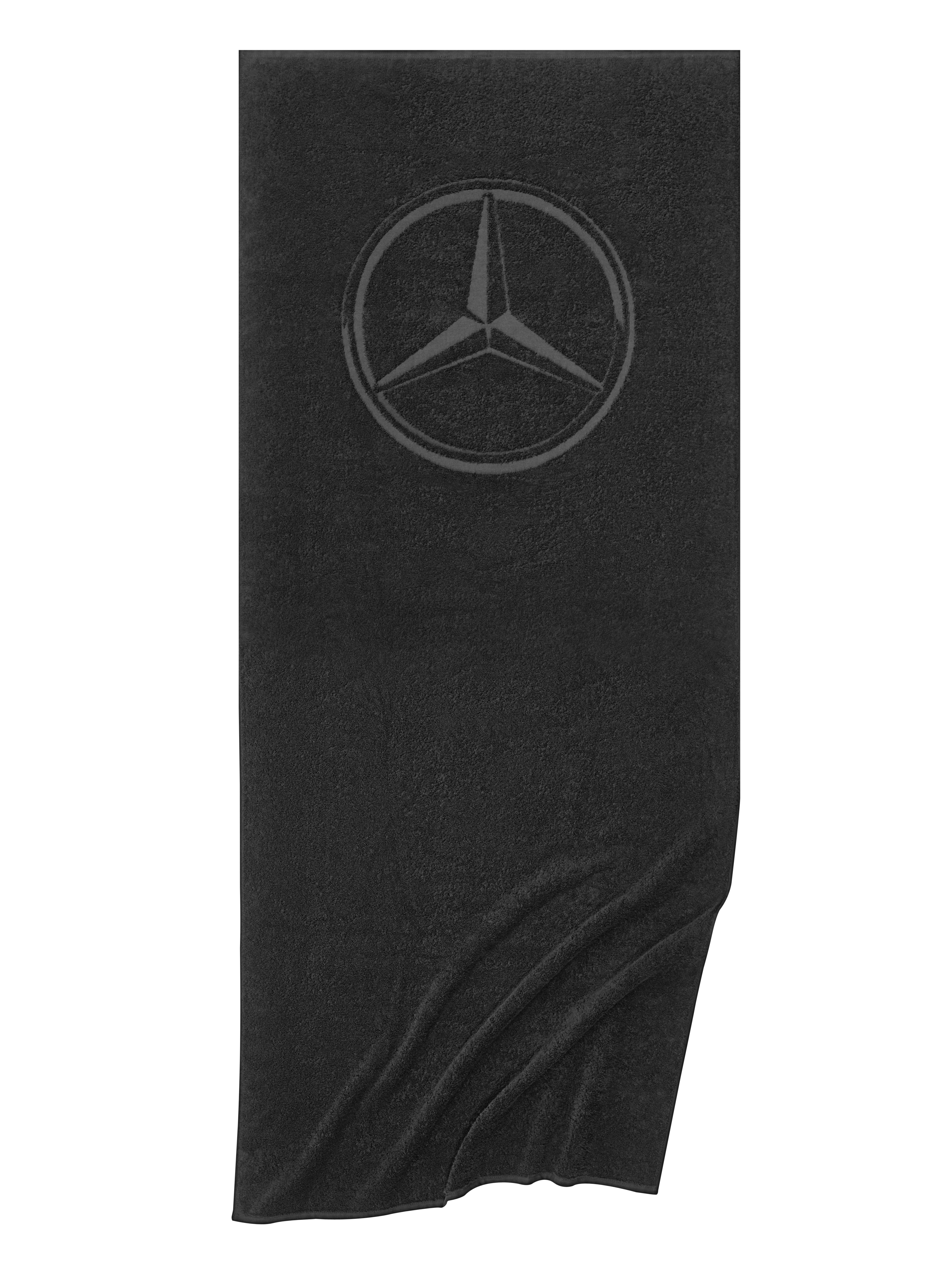Dusch- und Strandtuch - schwarz, Baumwolle, MÖVE