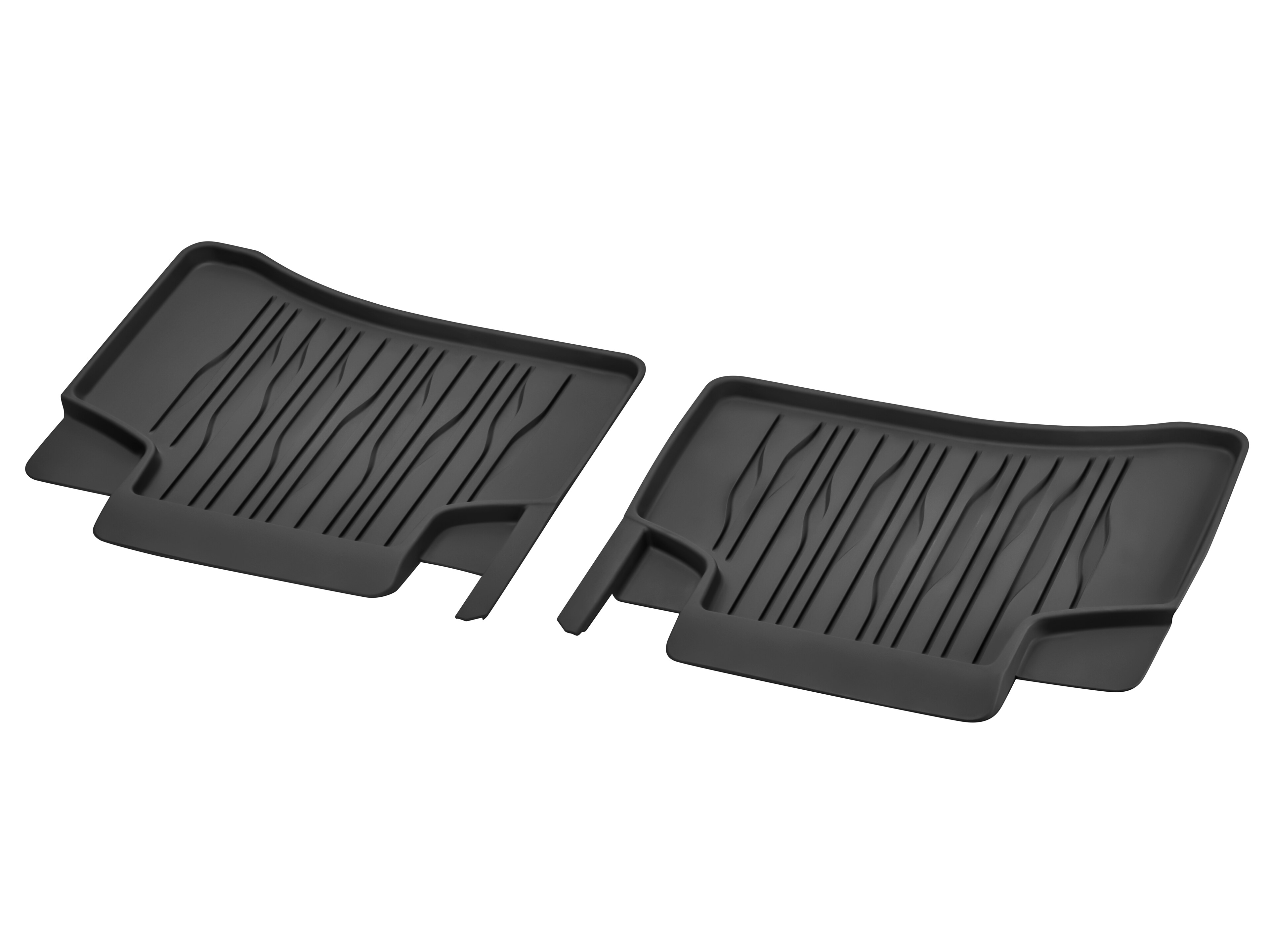 Allwettermatten, Dynamic Lines, Fond, 2-teilig, nur in Verbindung mit Code 223 - LL/RL, schwarz