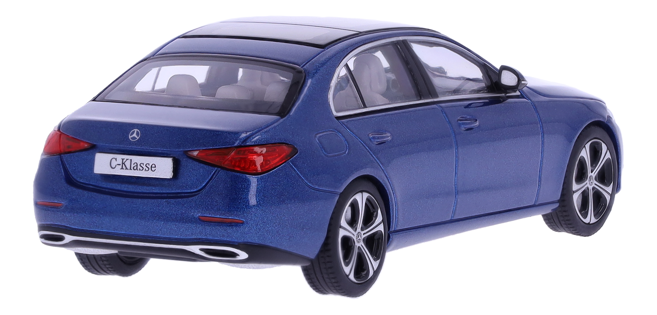 C-Klasse, Limousine, AVANTGARDE, W206 - spektralblau, Herpa, 1:43