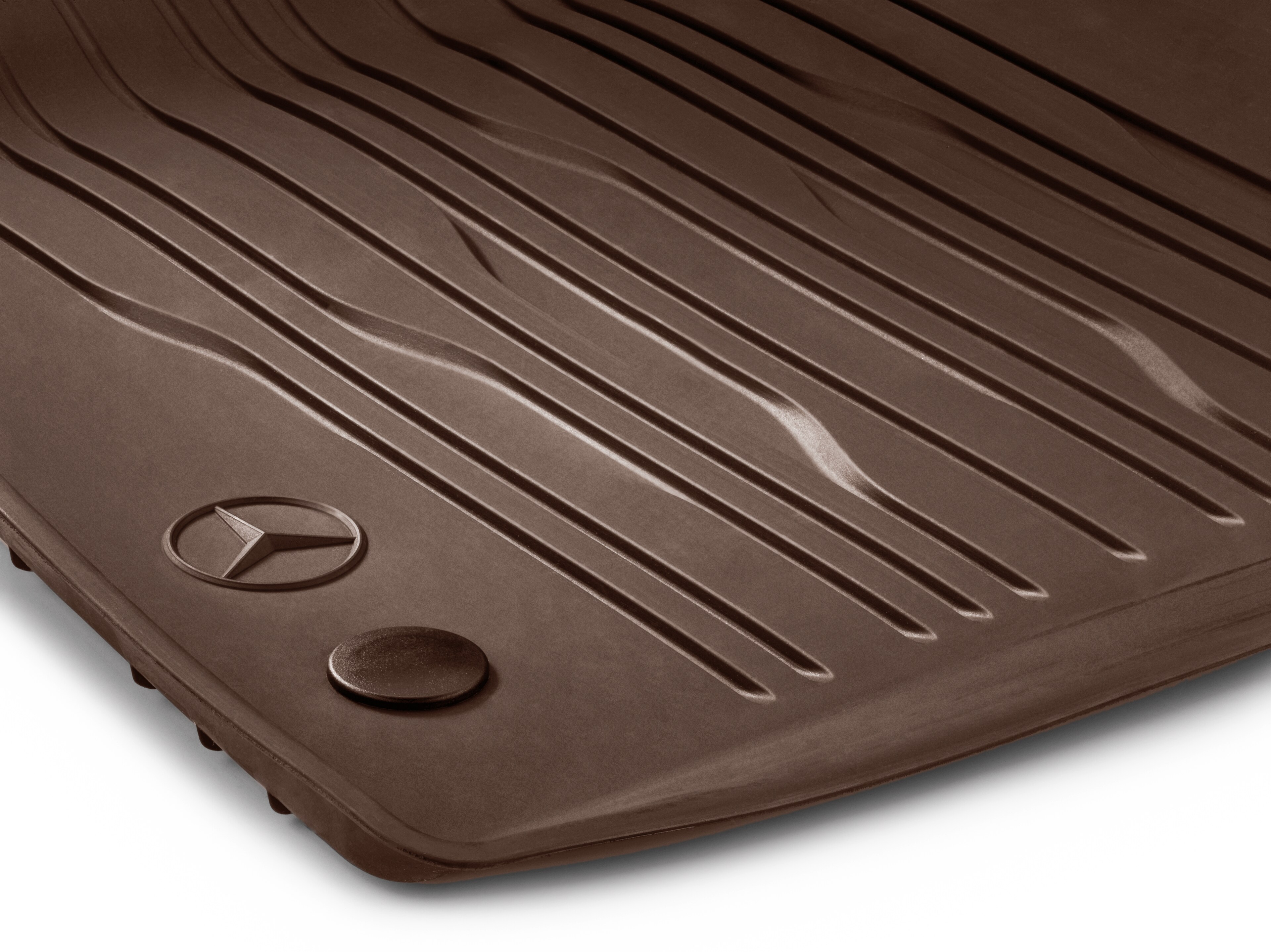 Allwettermatten, Dynamic Lines, Fahrer-/Beifahrermatte, 2-teilig - LL, balaobraun