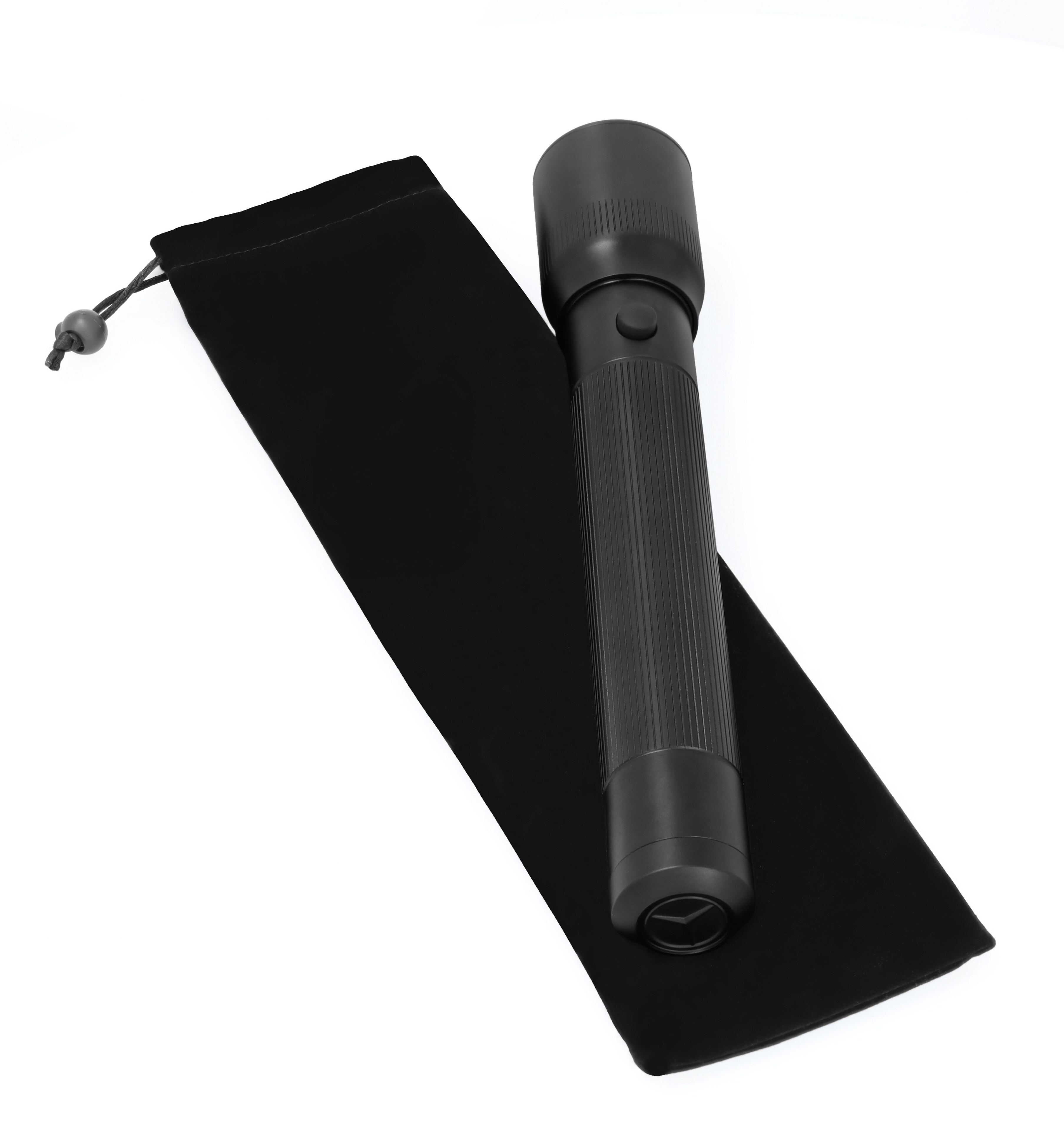 Latarka LED, duże - czerń, aluminium, Ansmann