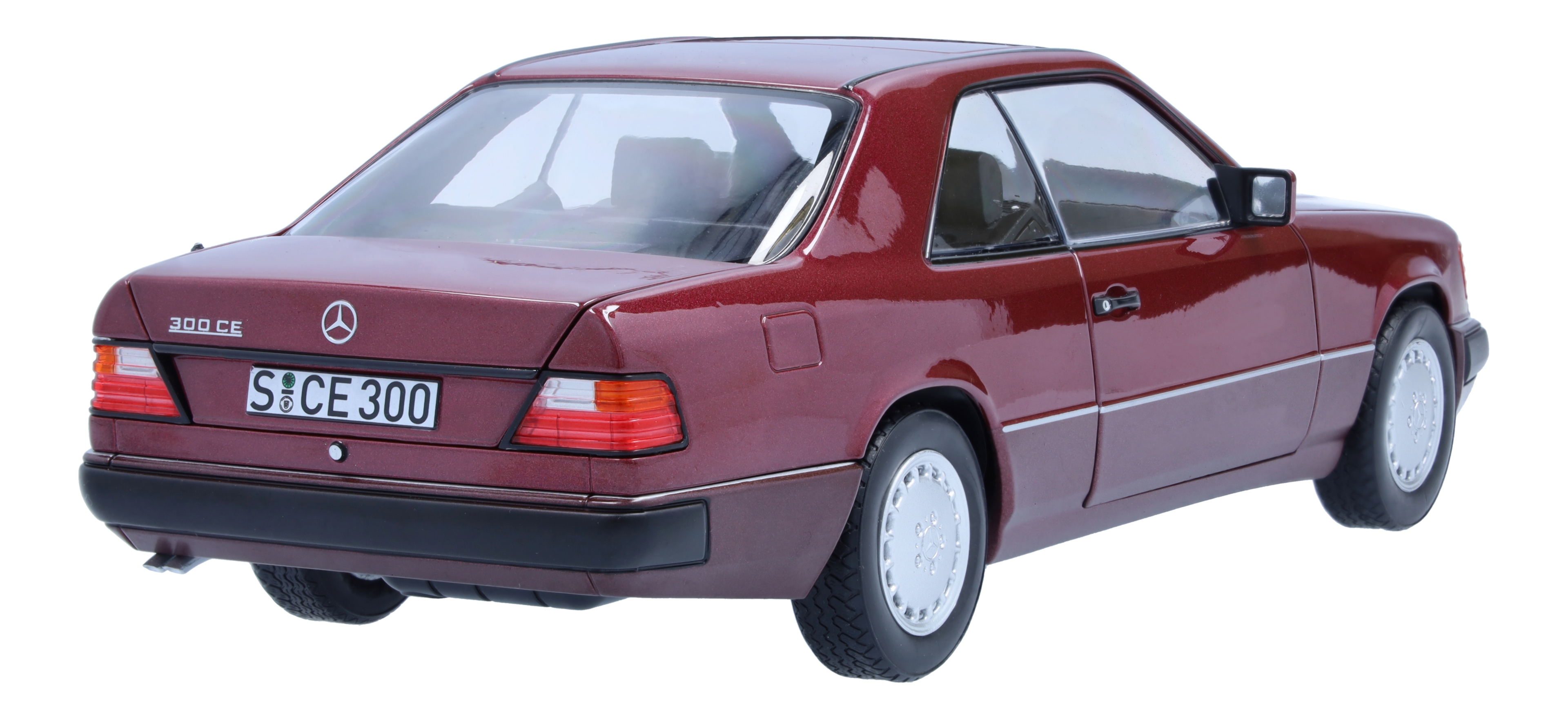 300 CE-24 Coupé C124 (1988-1992) - almandinrot, Norev, 1:18