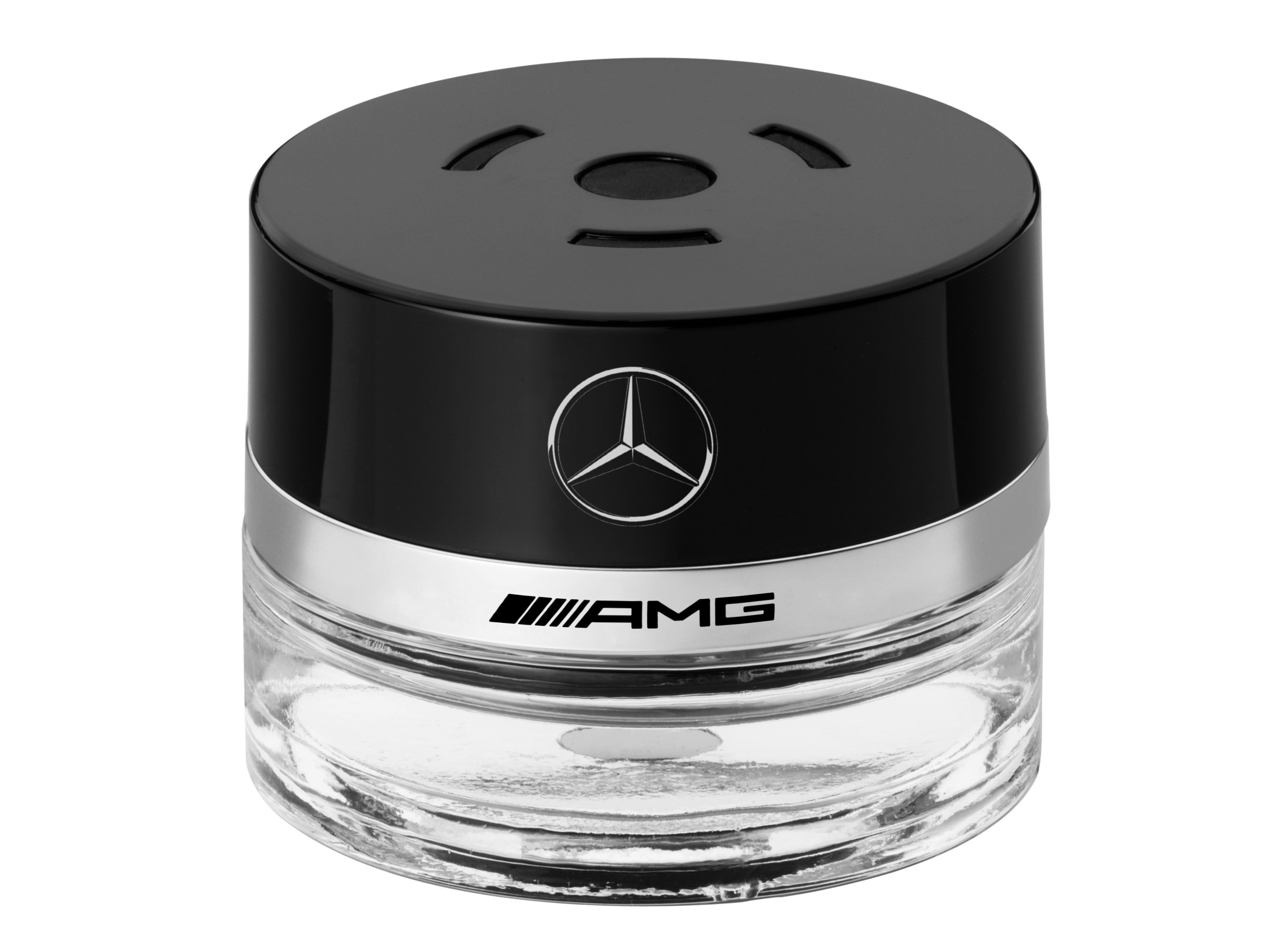 Flakon, AMG #63 - transparent / schwarz, Glas, 15 ml