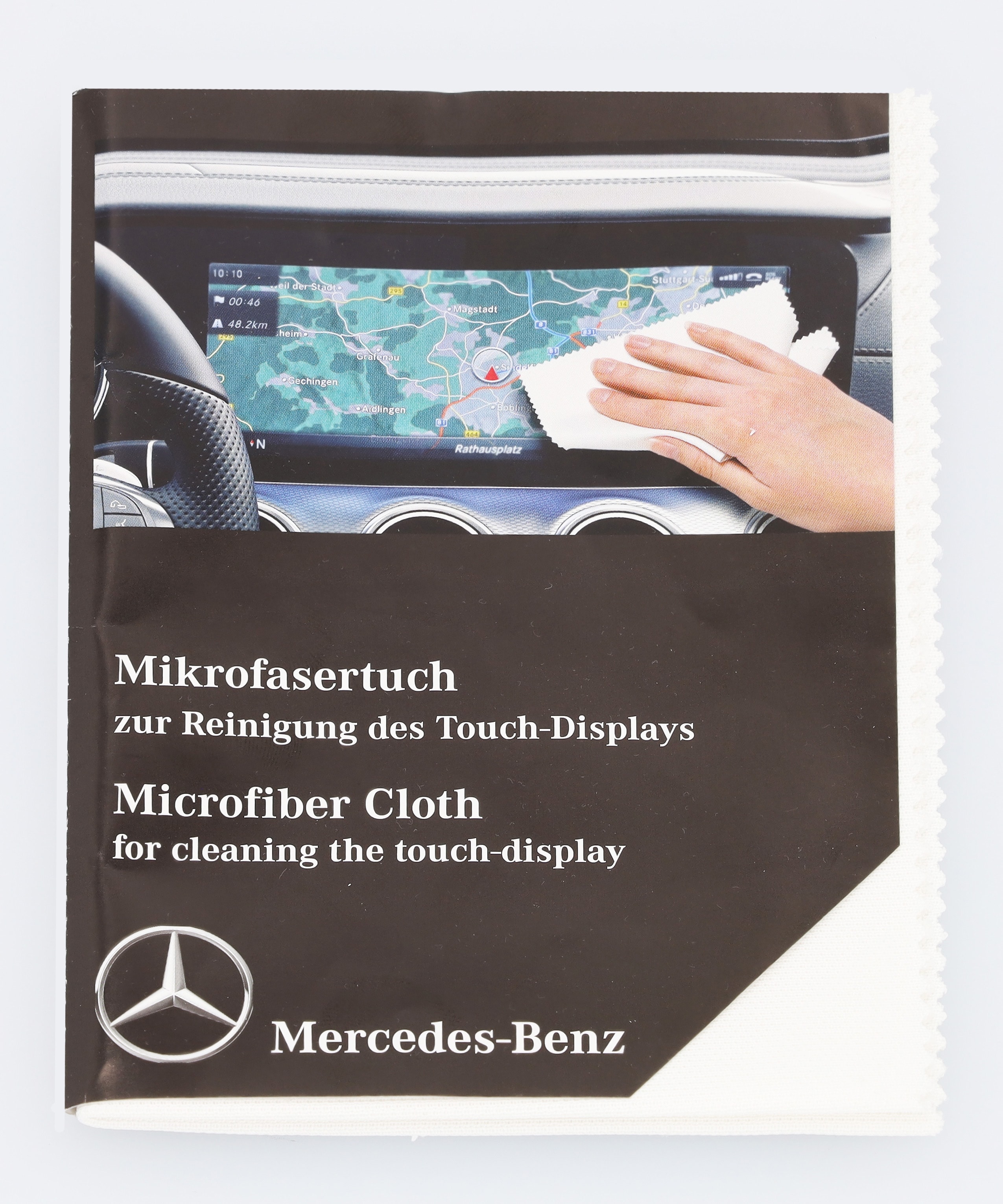 Ściereczka z mikrofibry, DIN A4 - biały