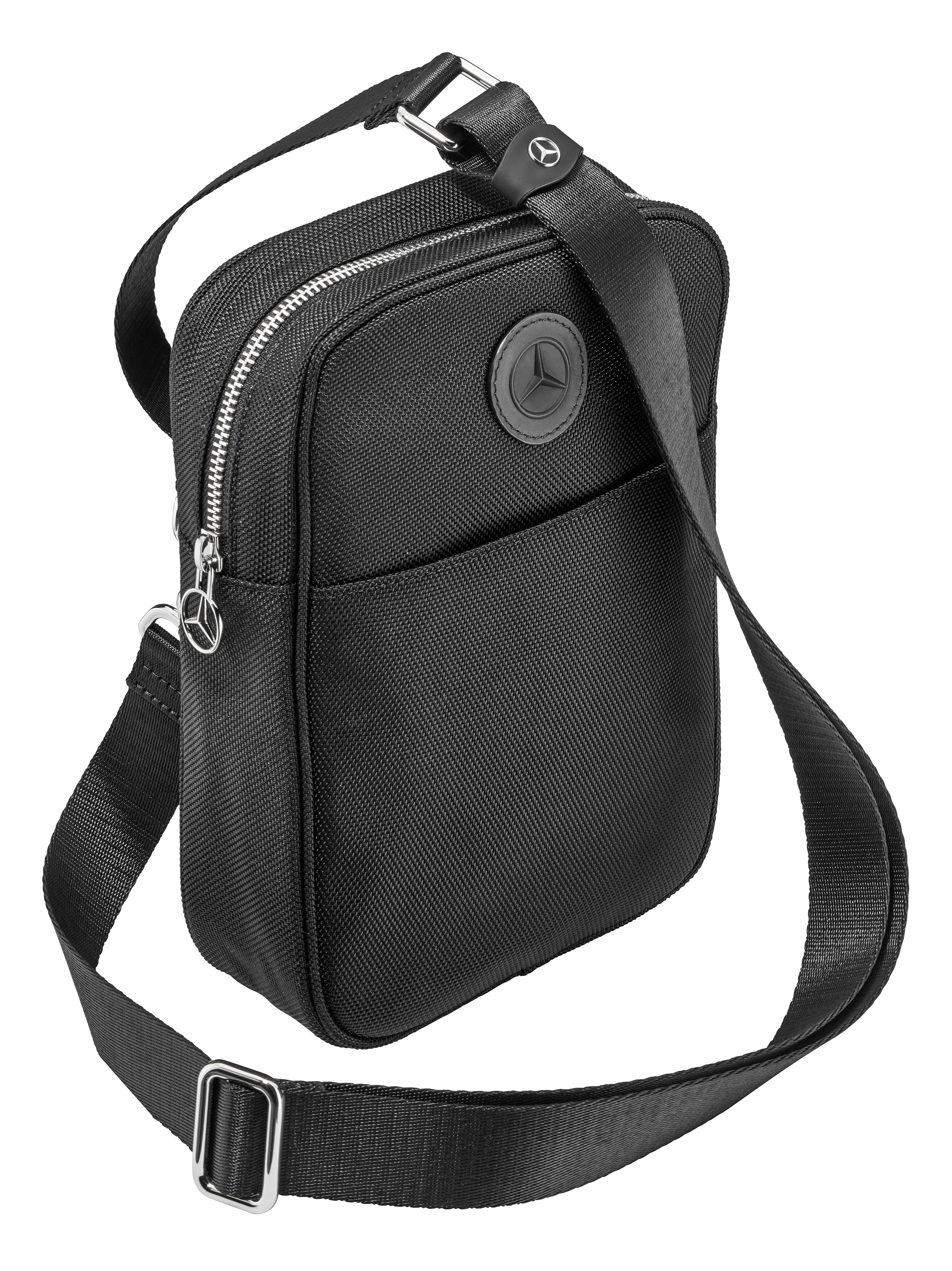 Torba na ramię - czerń, poliamid (z recyklingu) / poliester (z recyklingu)