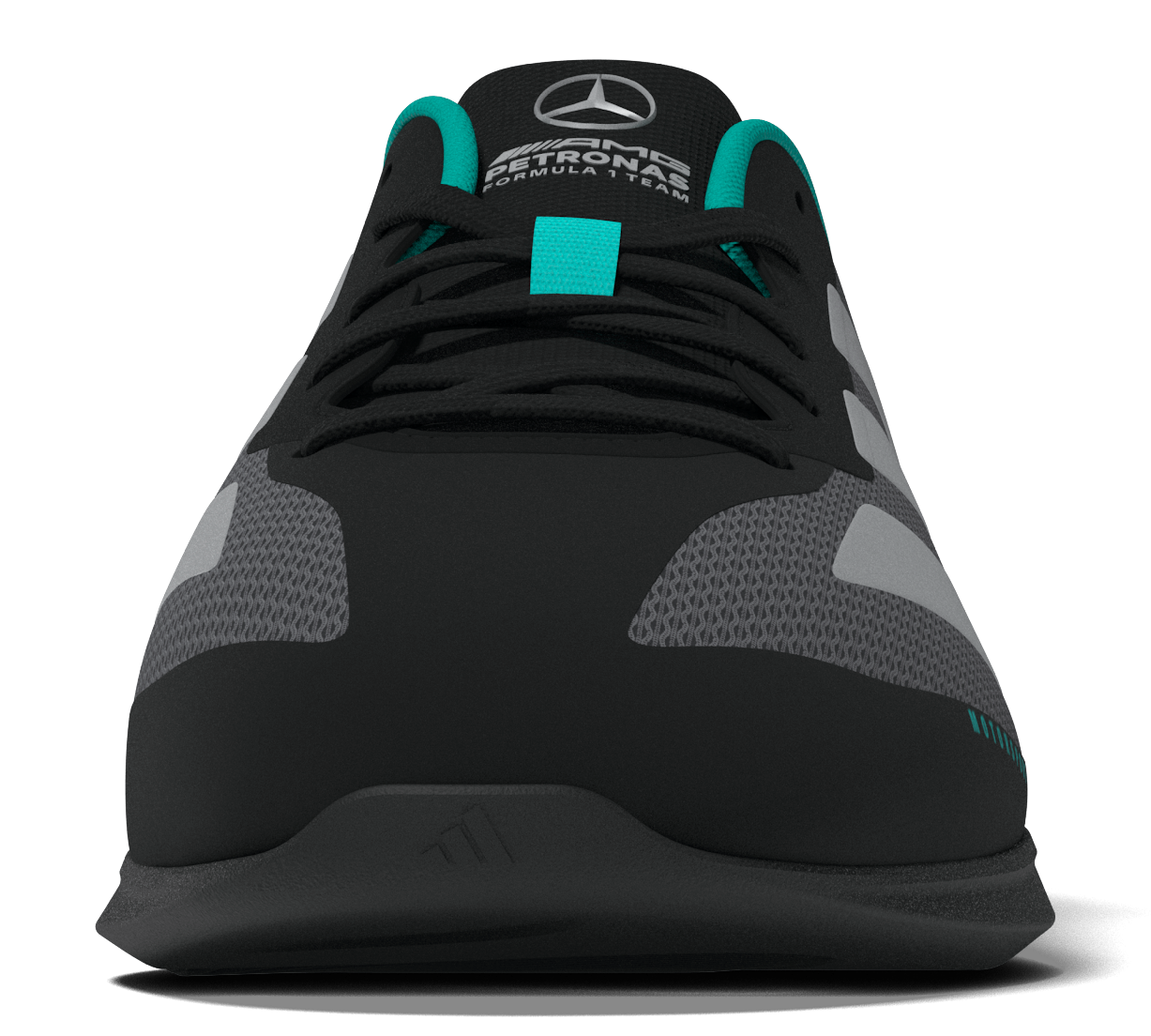 Sneakersy, Feroza Base, Mercedes-AMG F1 - czerń / srebrny, 8, adidas