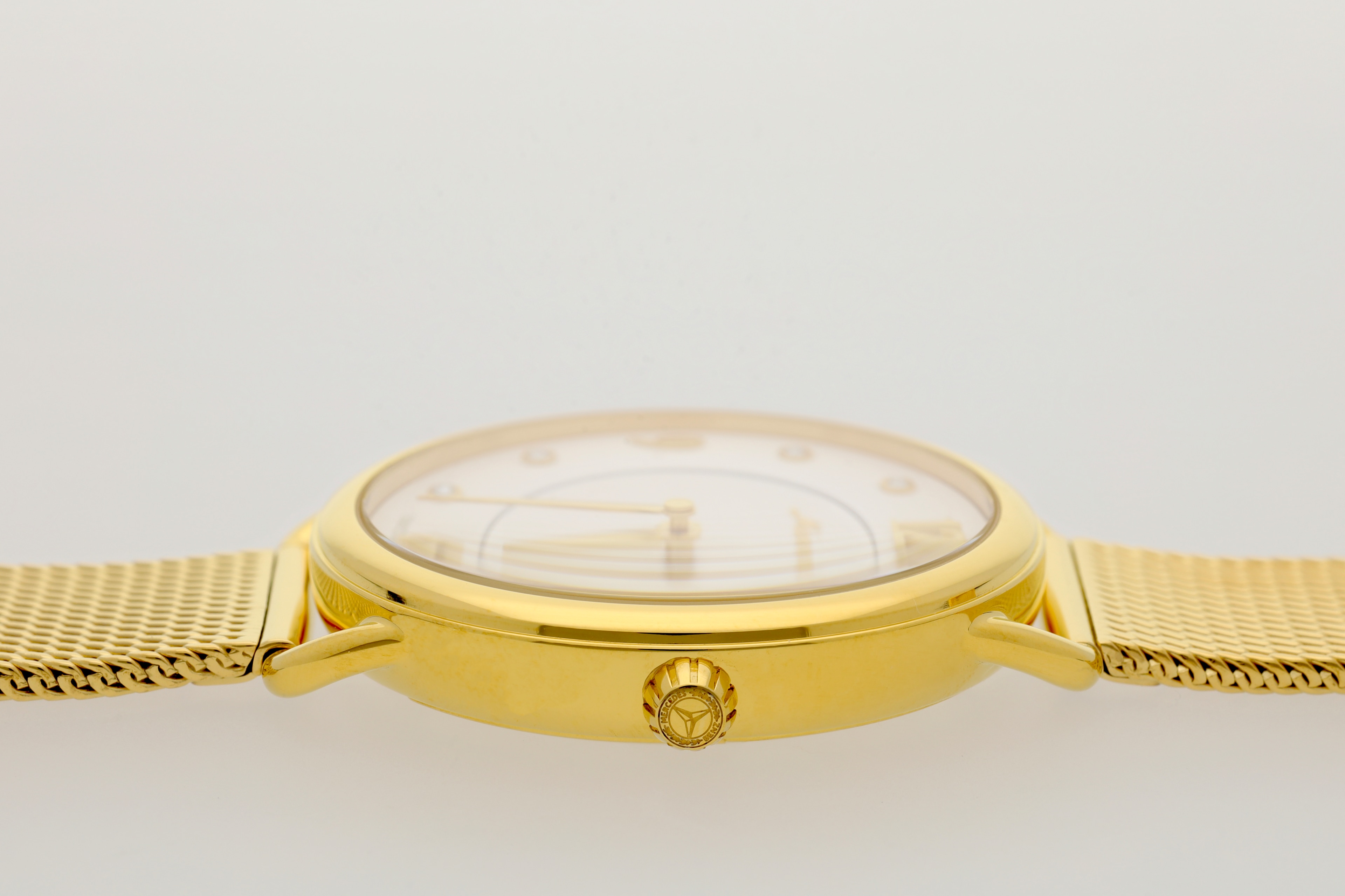 Armbanduhr Damen, Classic Lady - goldfarben, Edelstahl