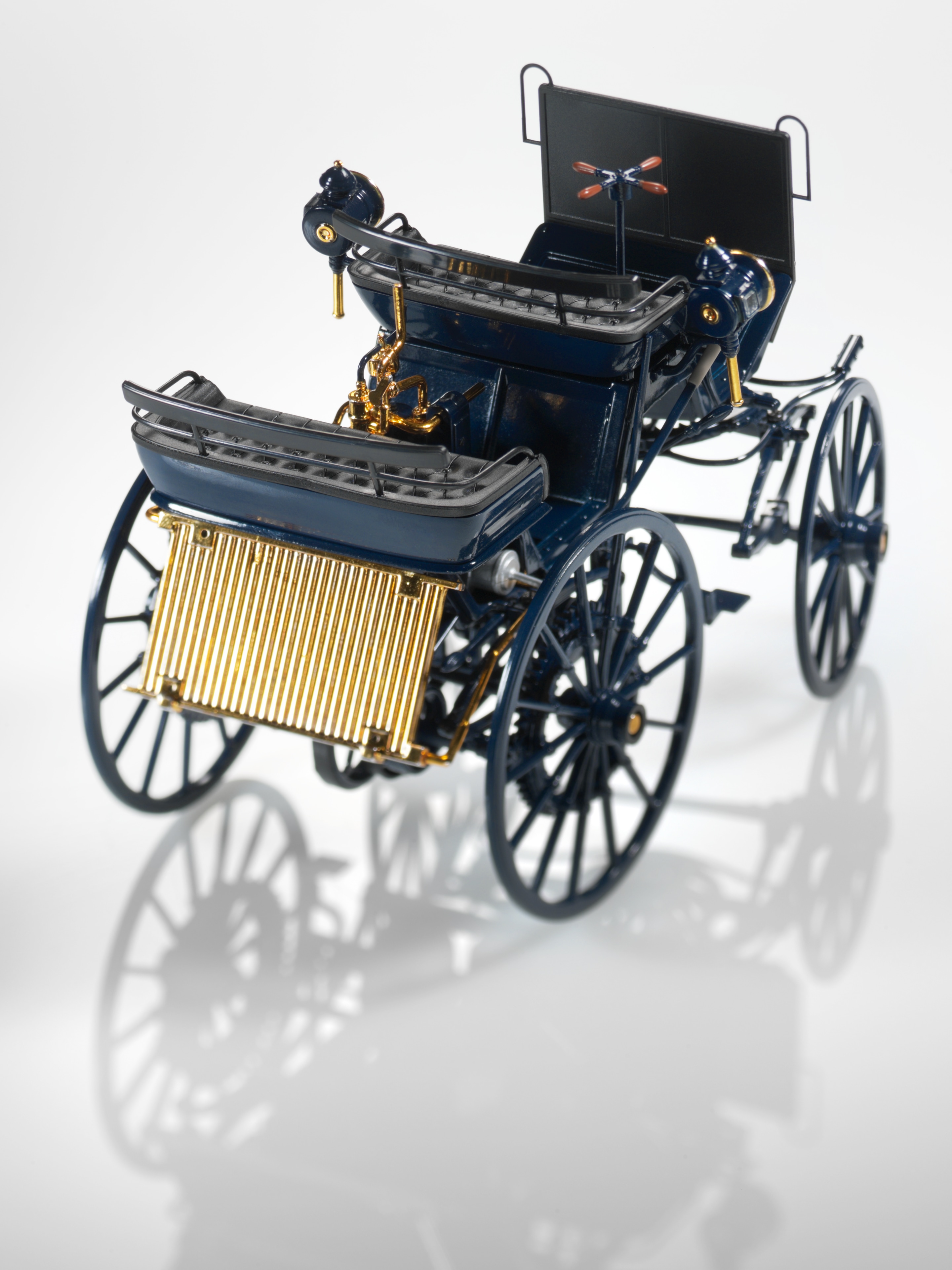 Daimler Motorkutsche (1886) - niebieski, Norev, 1:18