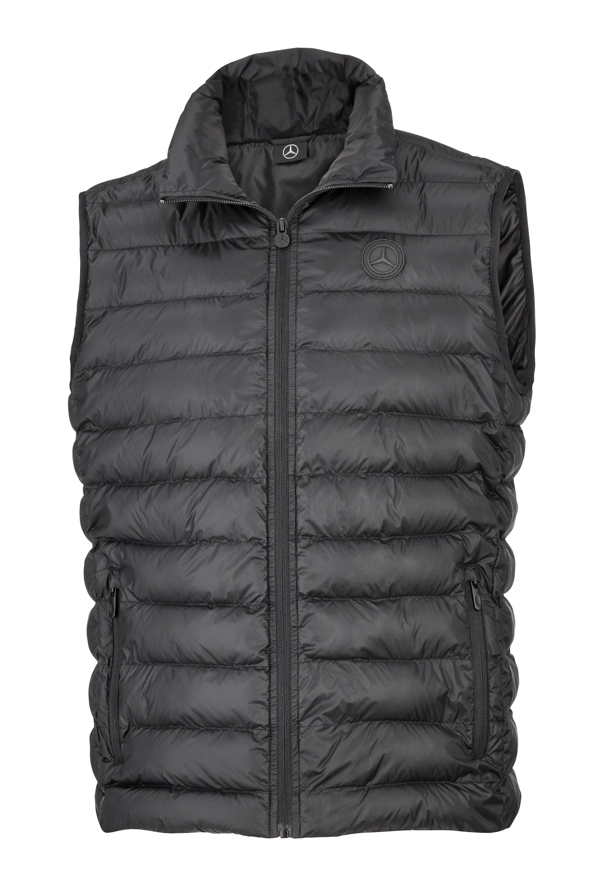 Kamizelka pikowana męska - czerń, L