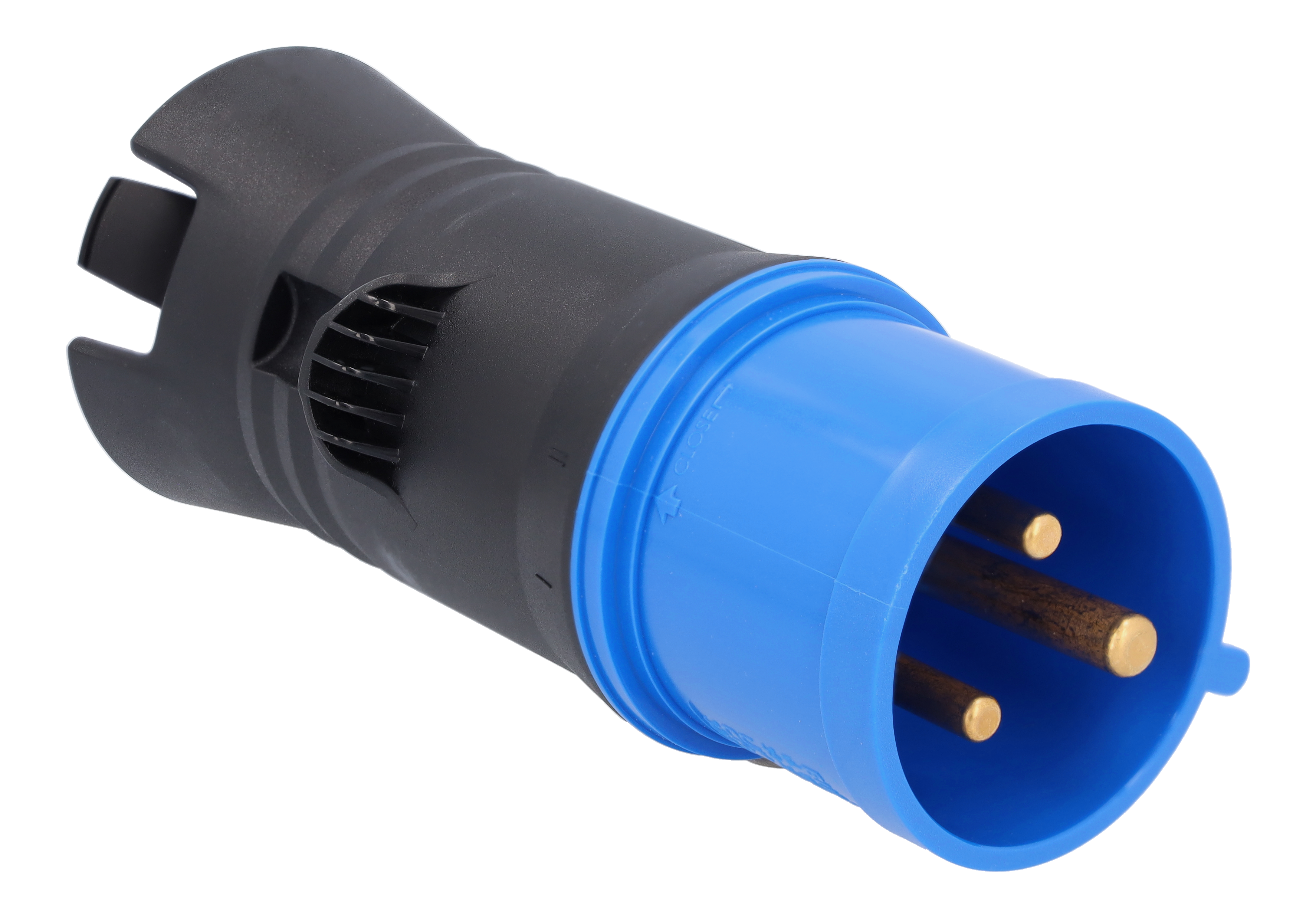 Elastyczny system ładowania Pro, Adapter, CEE 32/1-fazowy - tworzywo sztuczne, czerń, kierownica z lewej/prawej strony