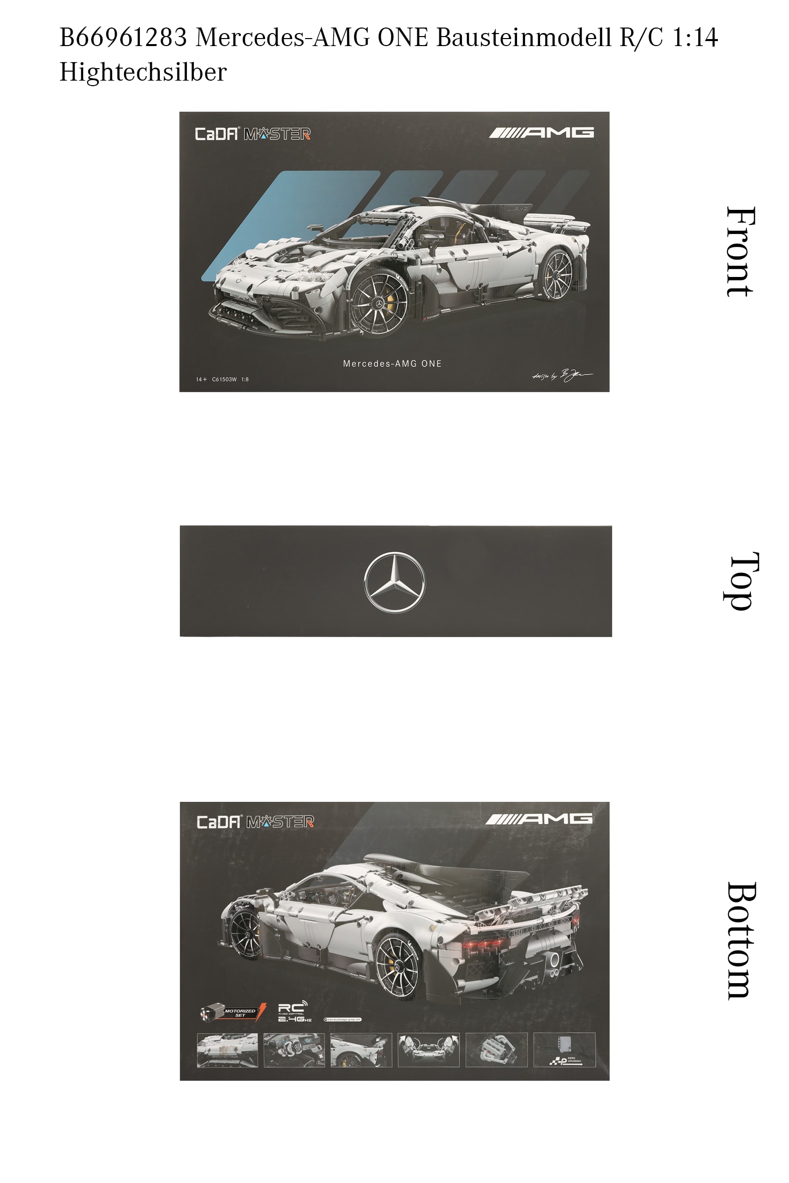 Mercedes-AMG ONE, Element zaciskowy do modelu R/C - biały, CaDa, 1:8