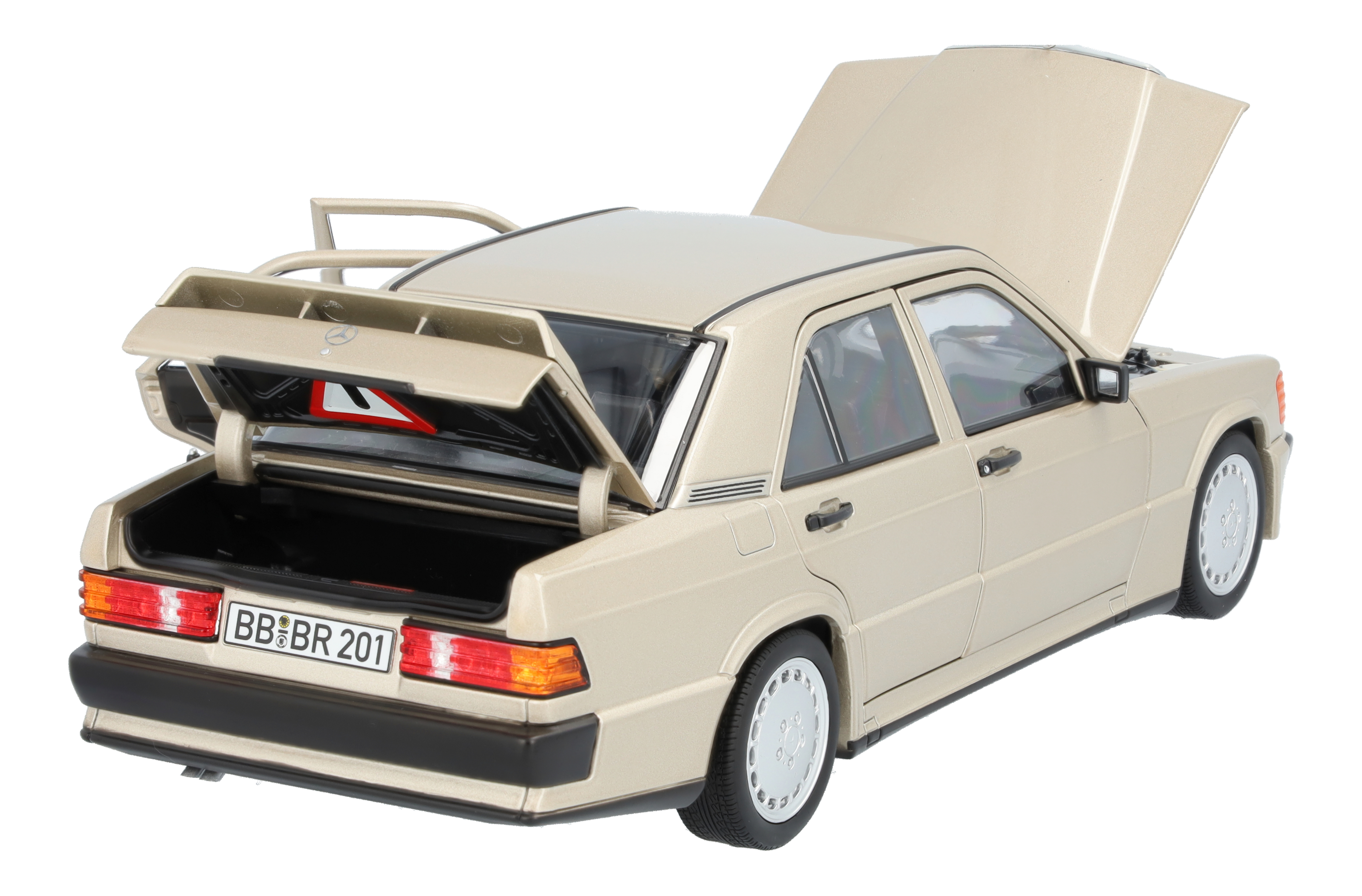 190 E 2.3-16 W 201 (1984-1988) - silberfarben, Norev, 1:18
