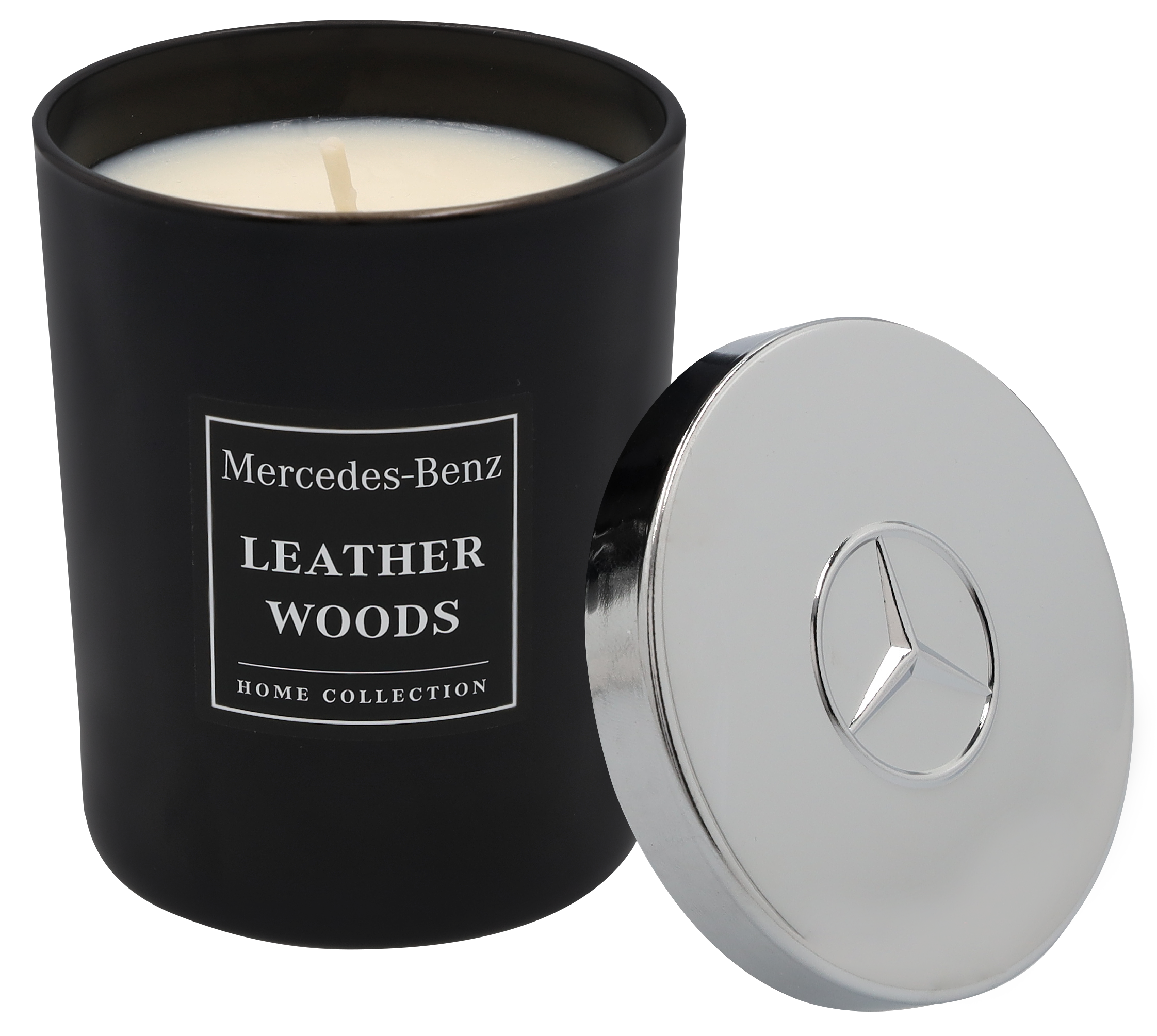 Świeca zapachowa, Leather Woods, 180 g - INCC