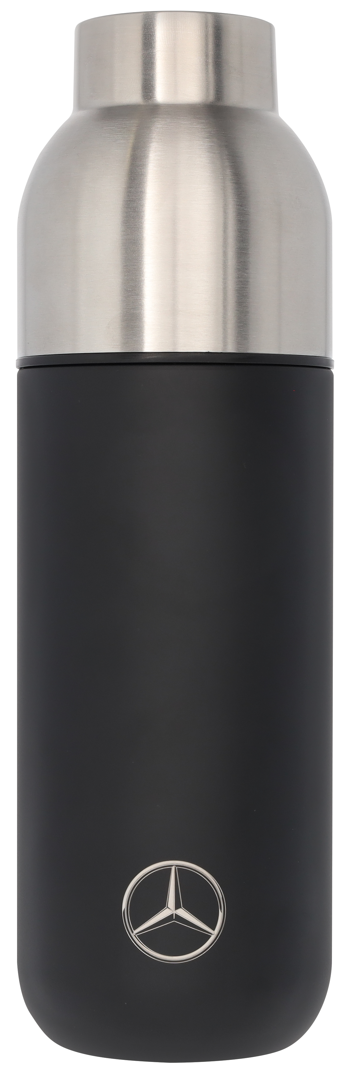 Termiczna butelka z kubkiem - czerń, stal nierdzewna / polipropylen, Stelton, 750 ml