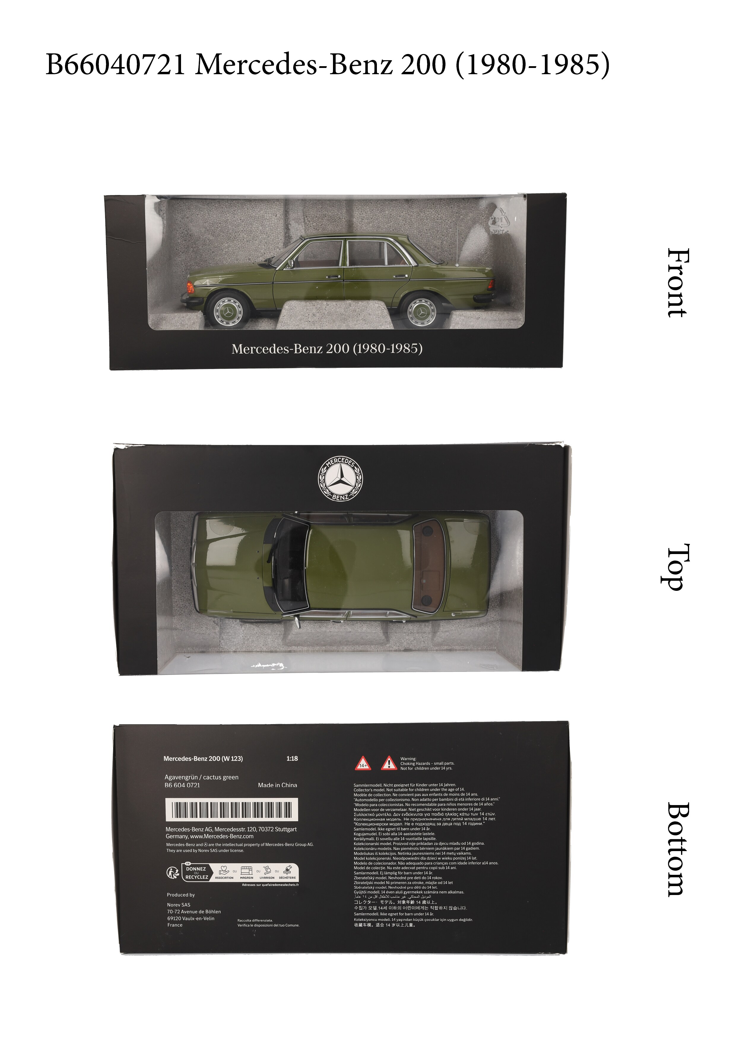 200 W123 (1980-1985) - Norev, 1:18
