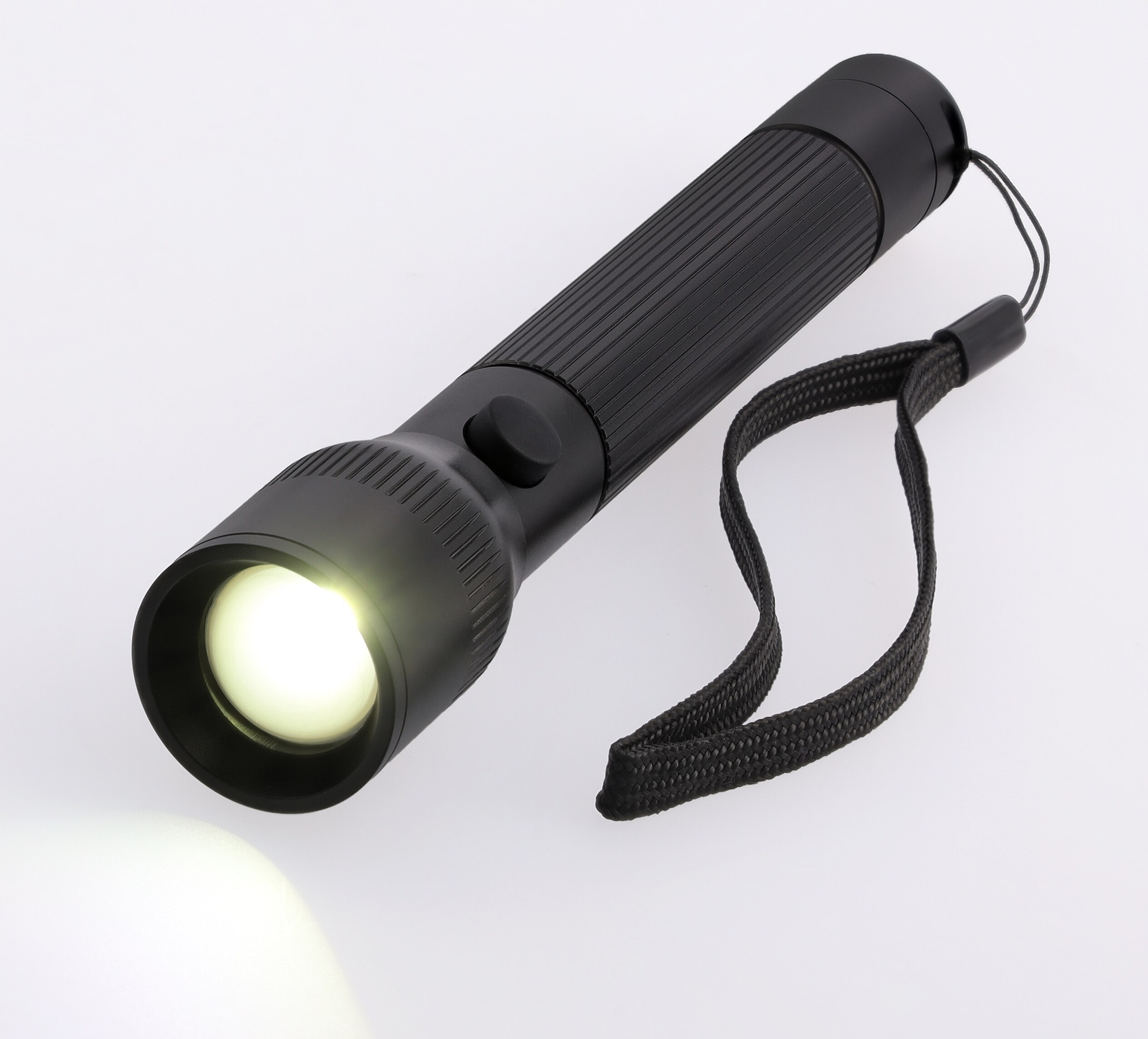 Latarka LED, mały - czerń, aluminium, Ansmann